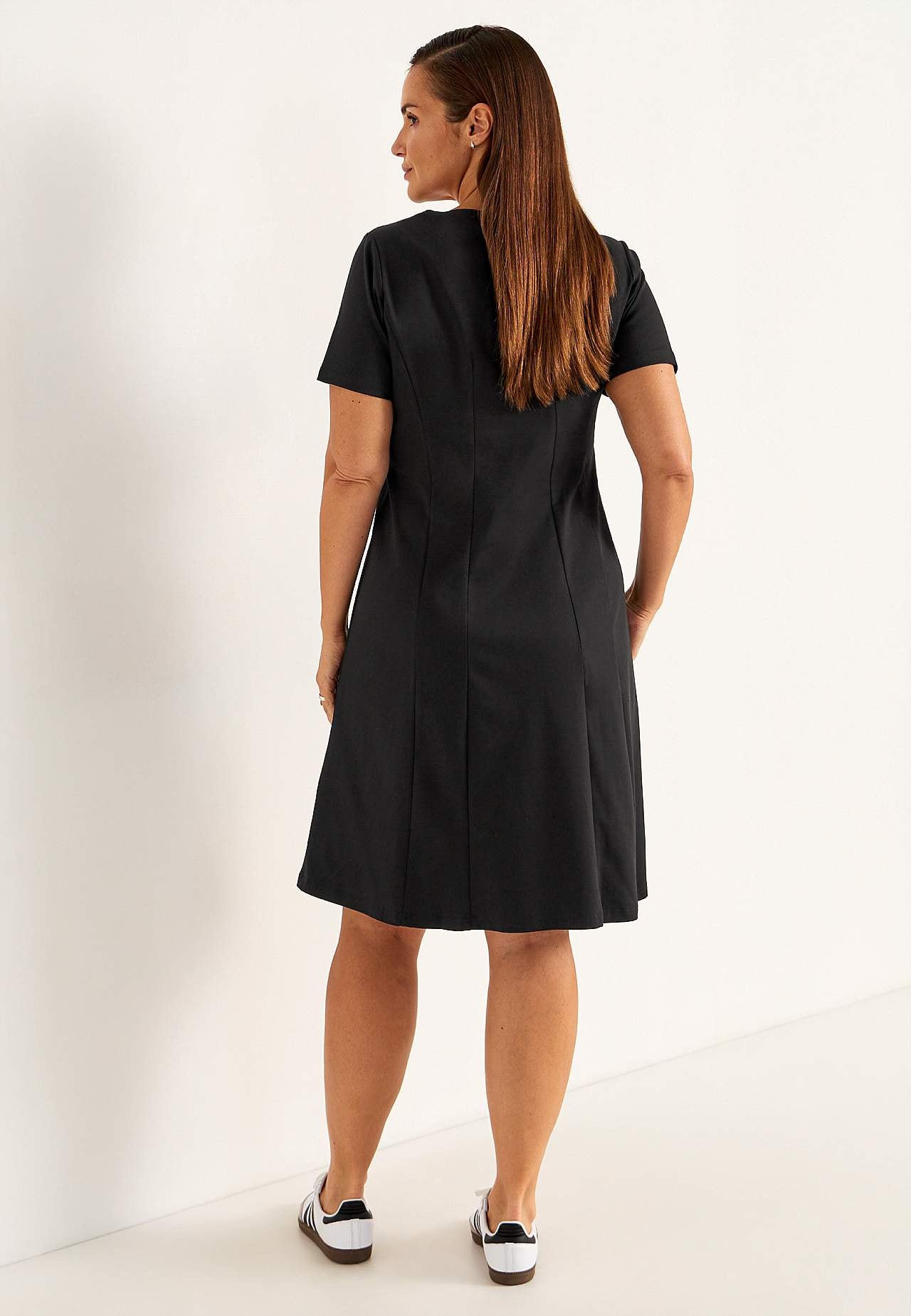 Elastische Premium jerseyjurk