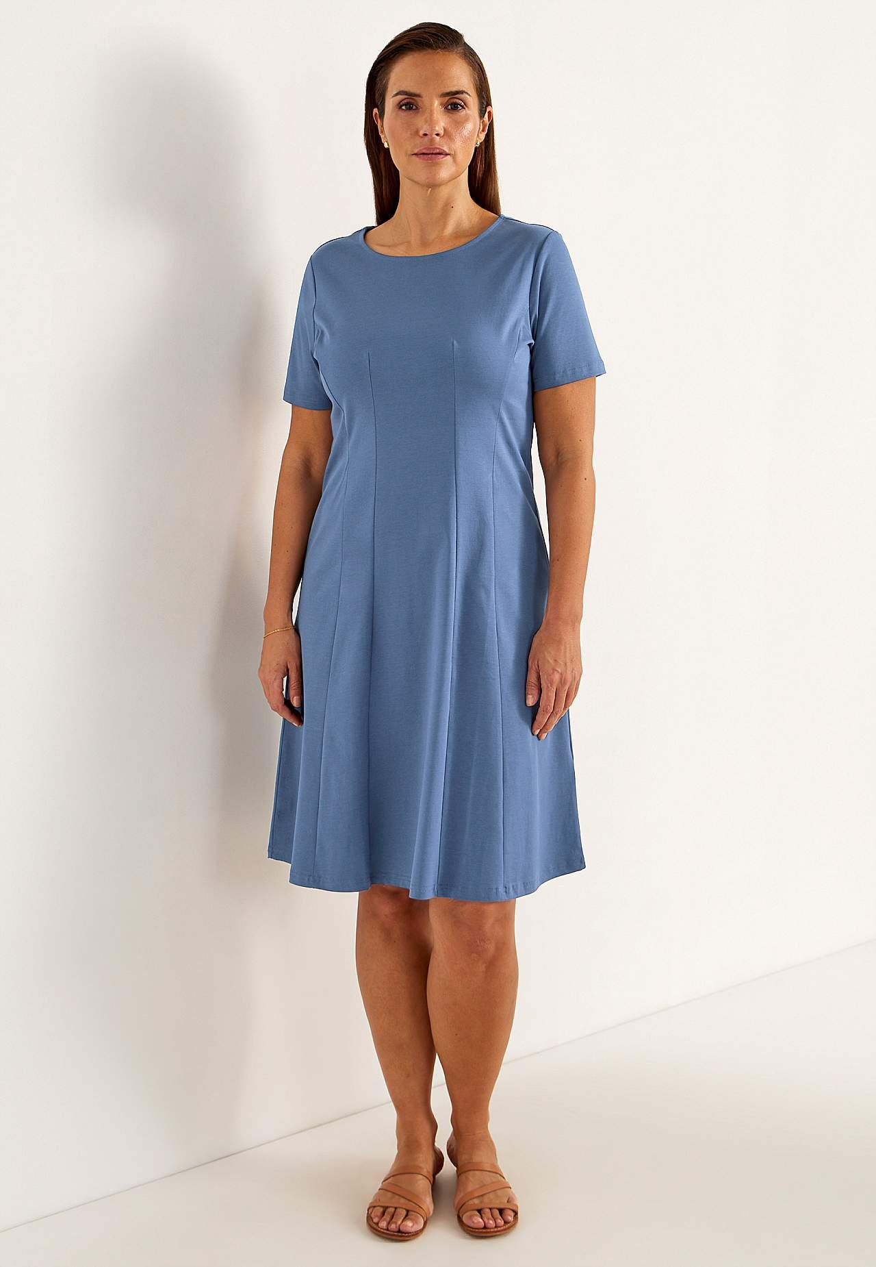 Elastische Premium jerseyjurk