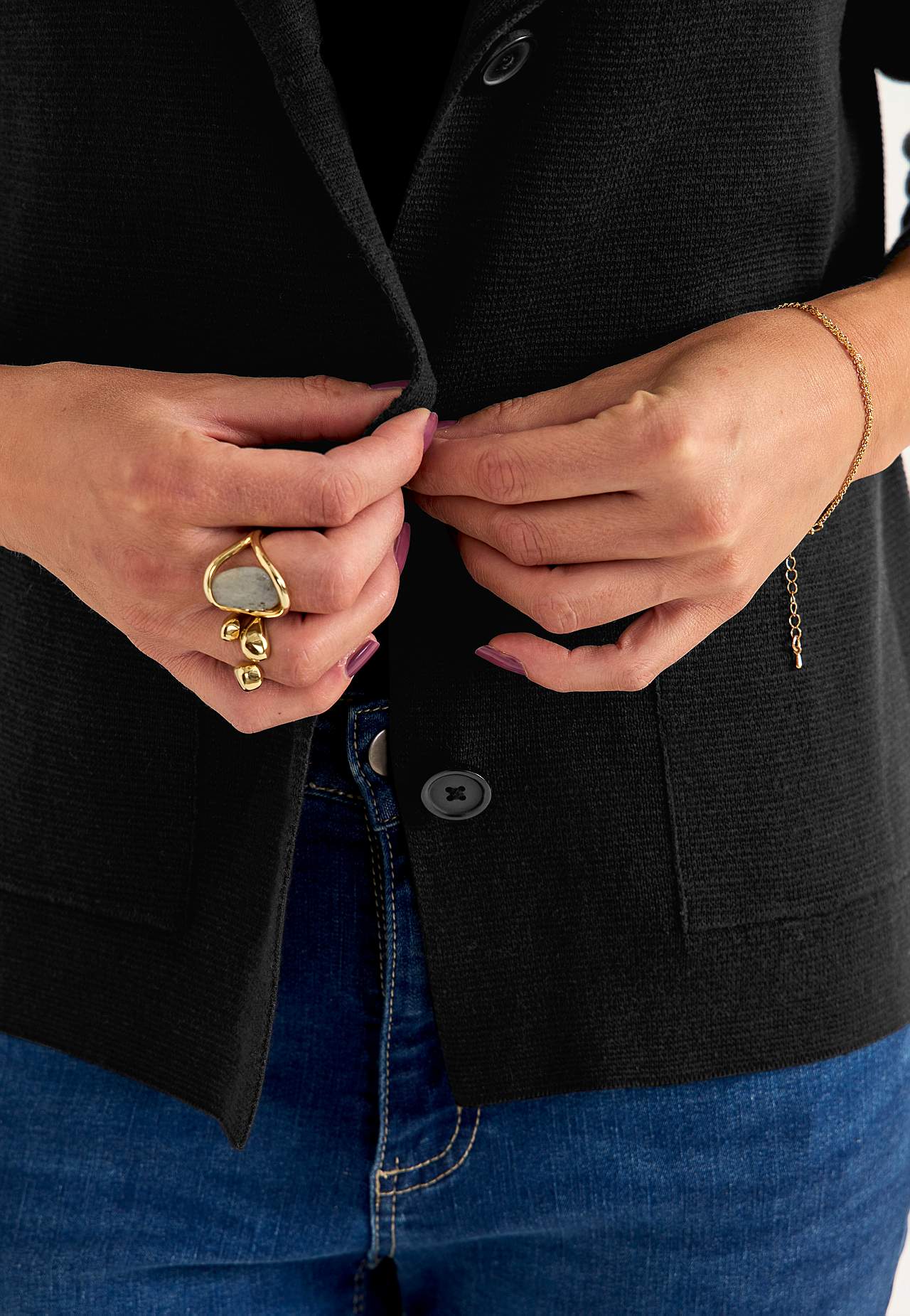 Cardigan met knoppen