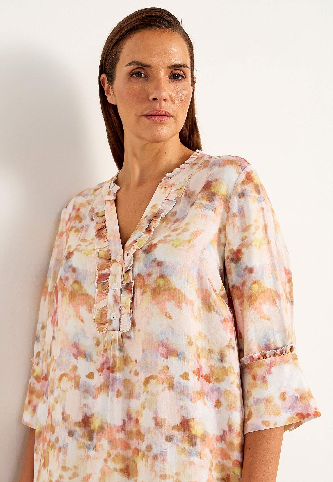 Gevlochten jurk met zakken