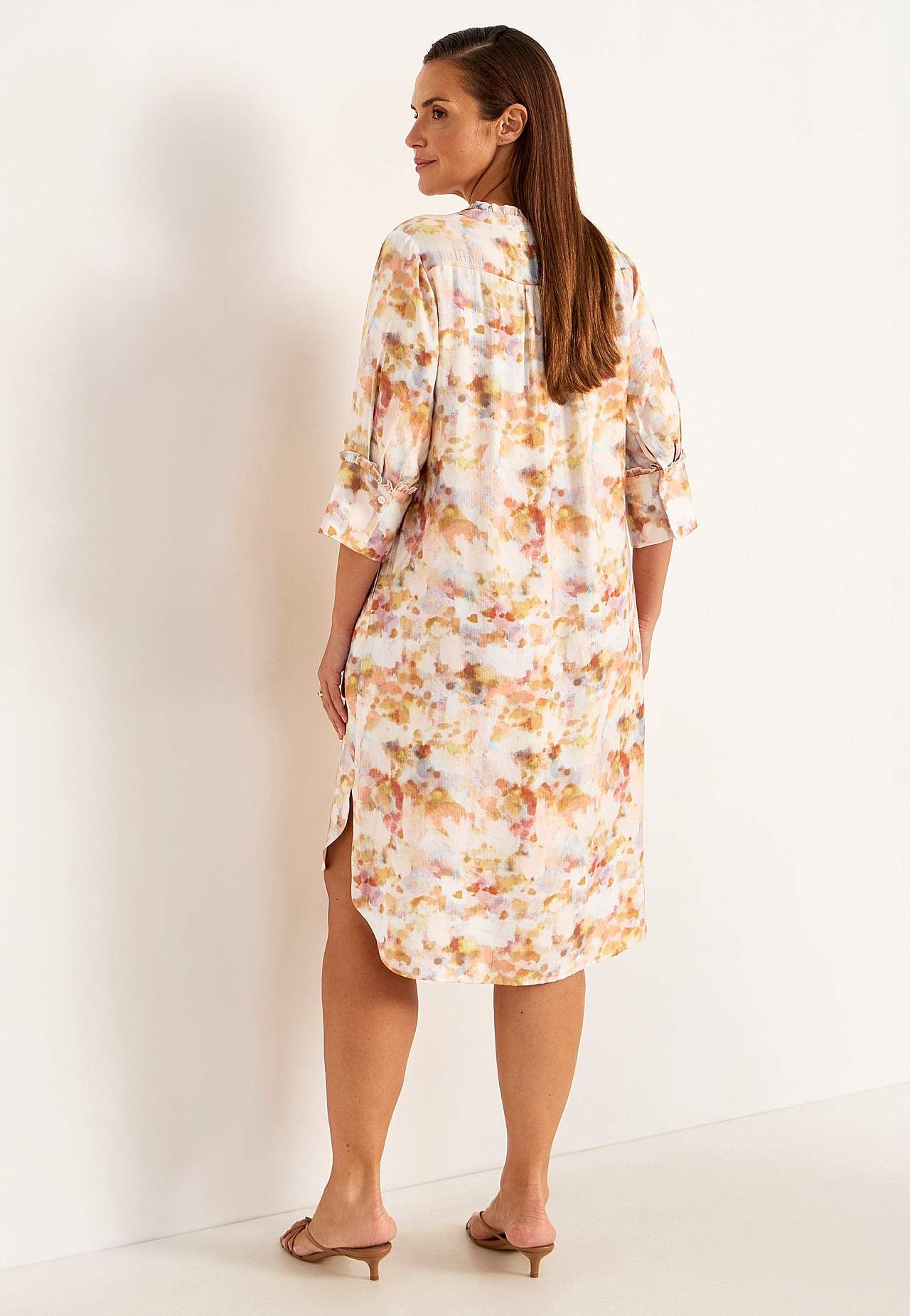 Gevlochten jurk met zakken