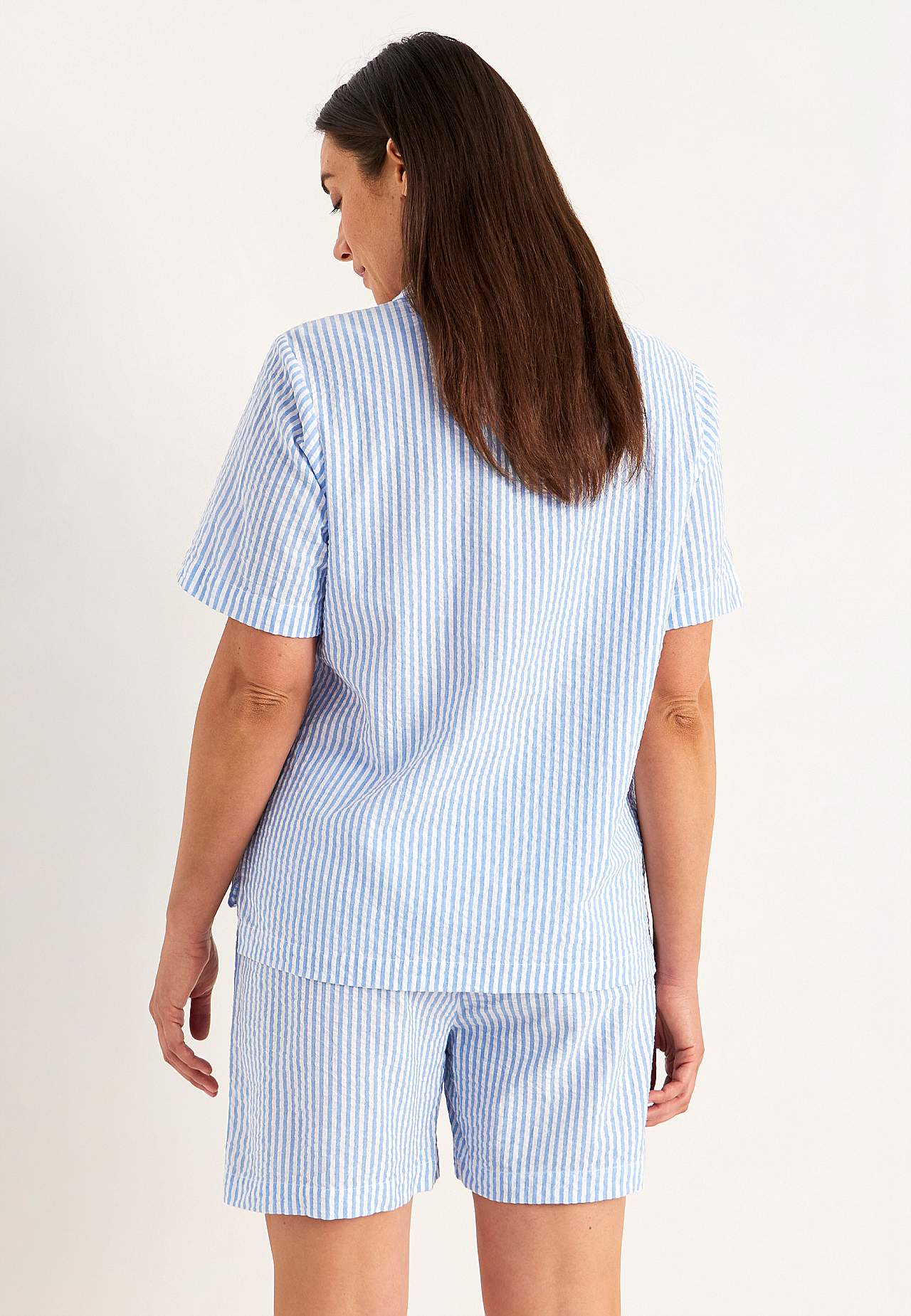 Pyjama van seersucker