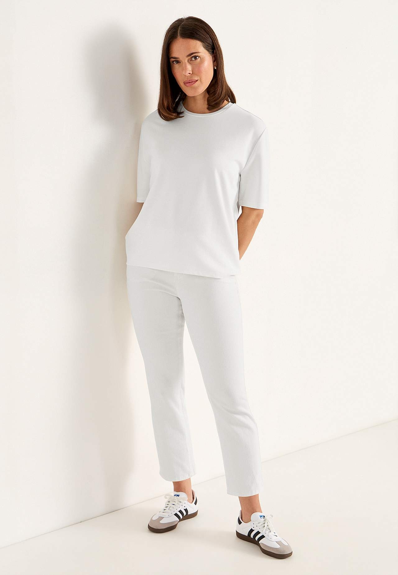 T-shirt van grof tricot