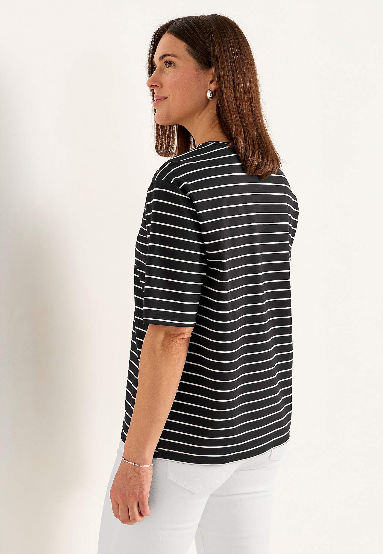 T-shirt van grof tricot