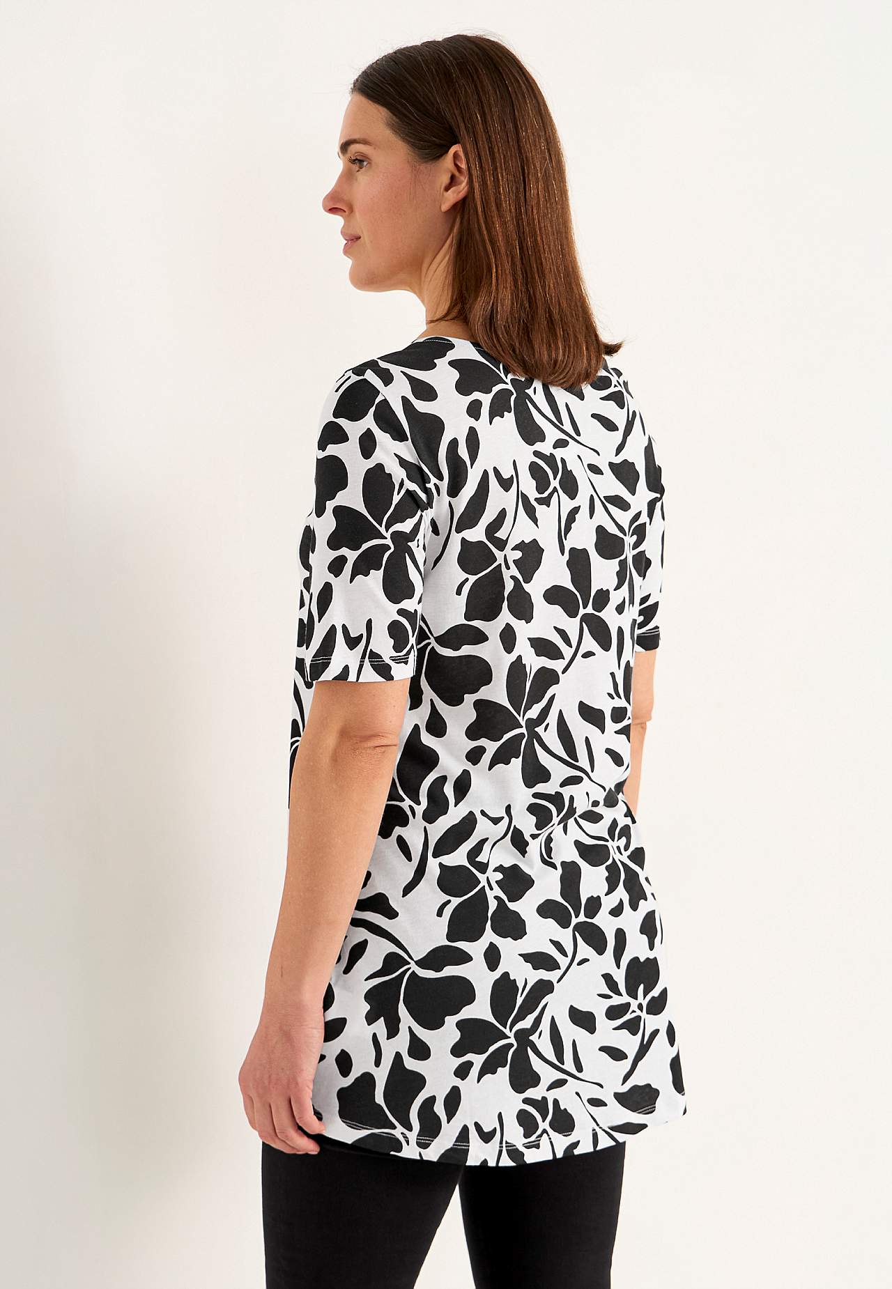 Jersey tuniek met zakken