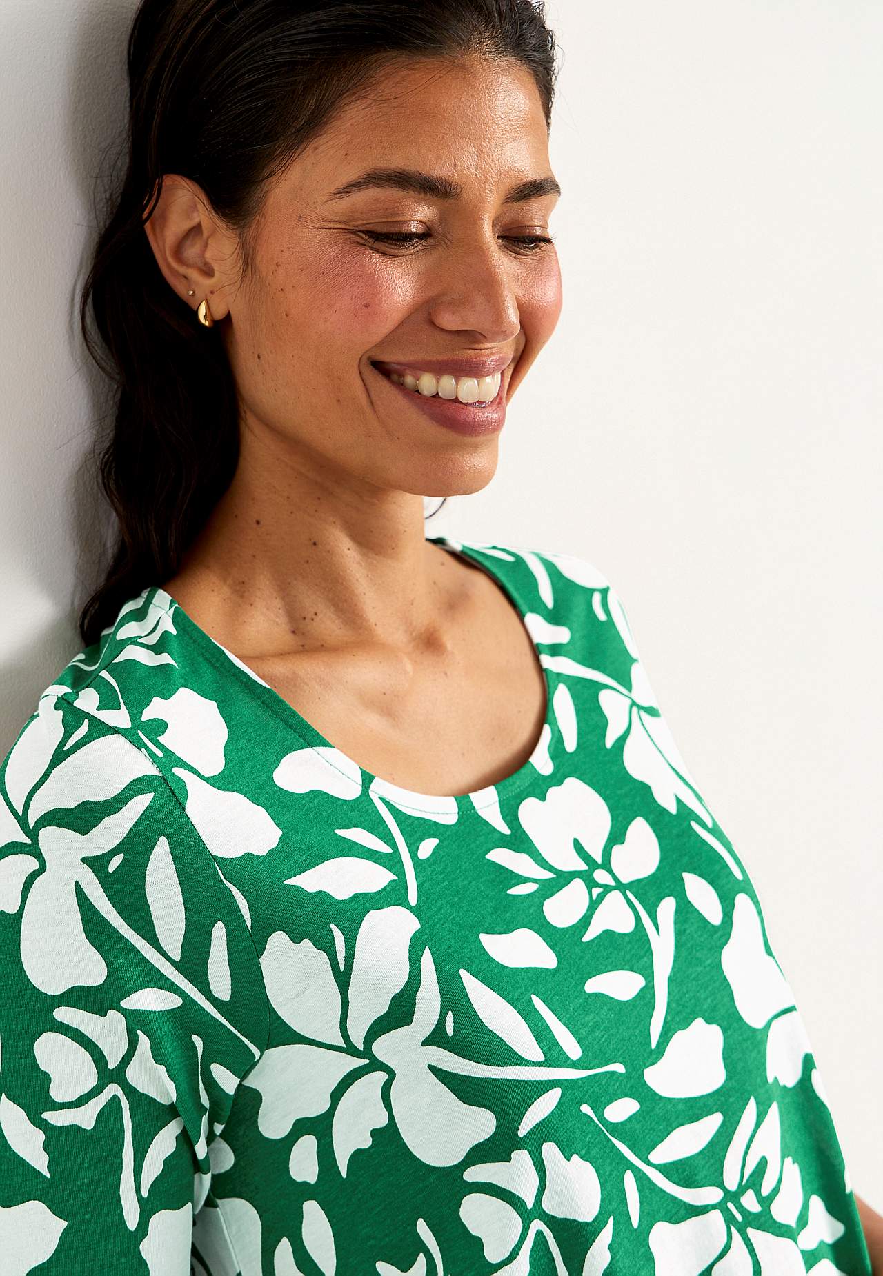 Jersey tuniek met zakken