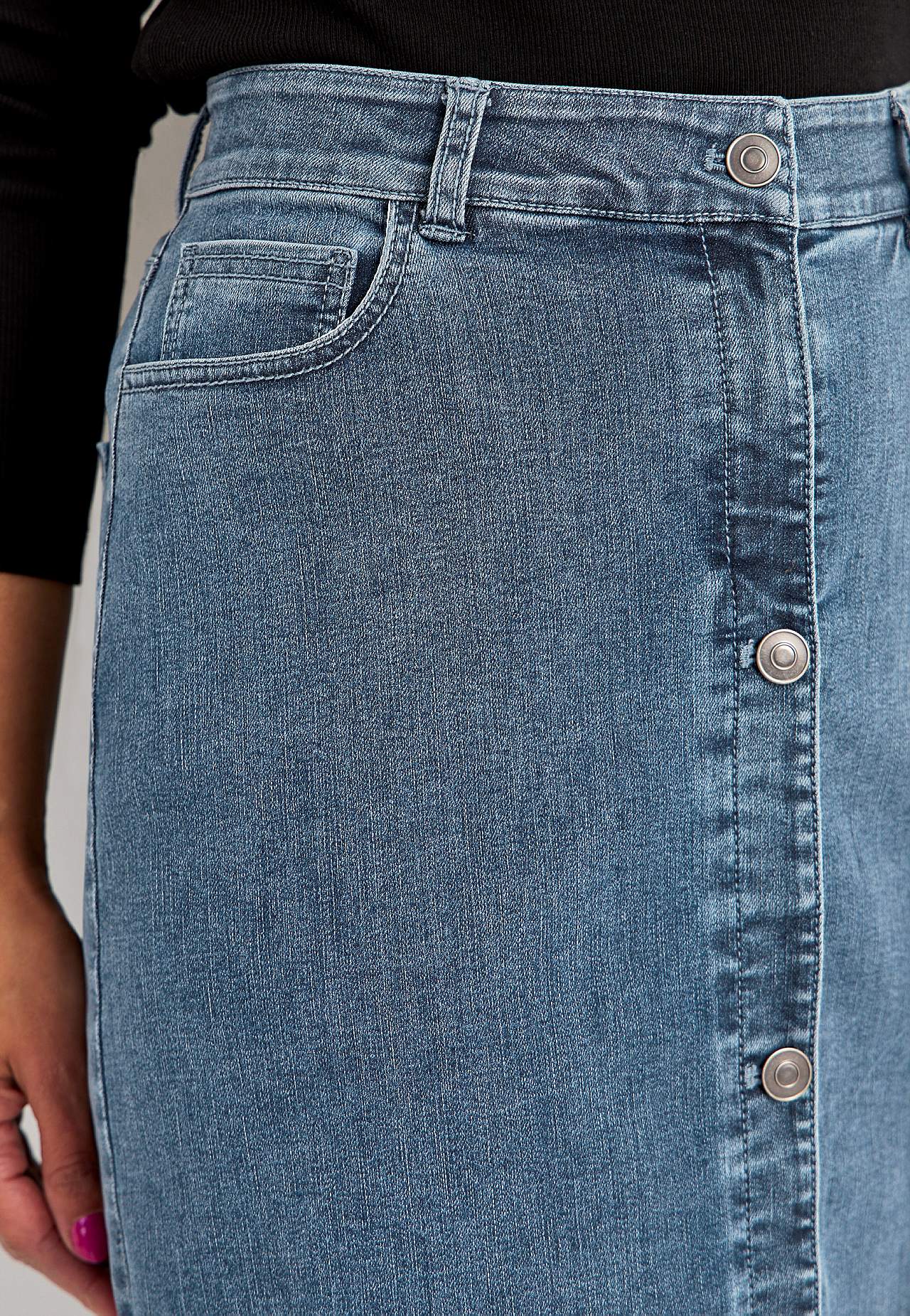 Superstretch denim rok