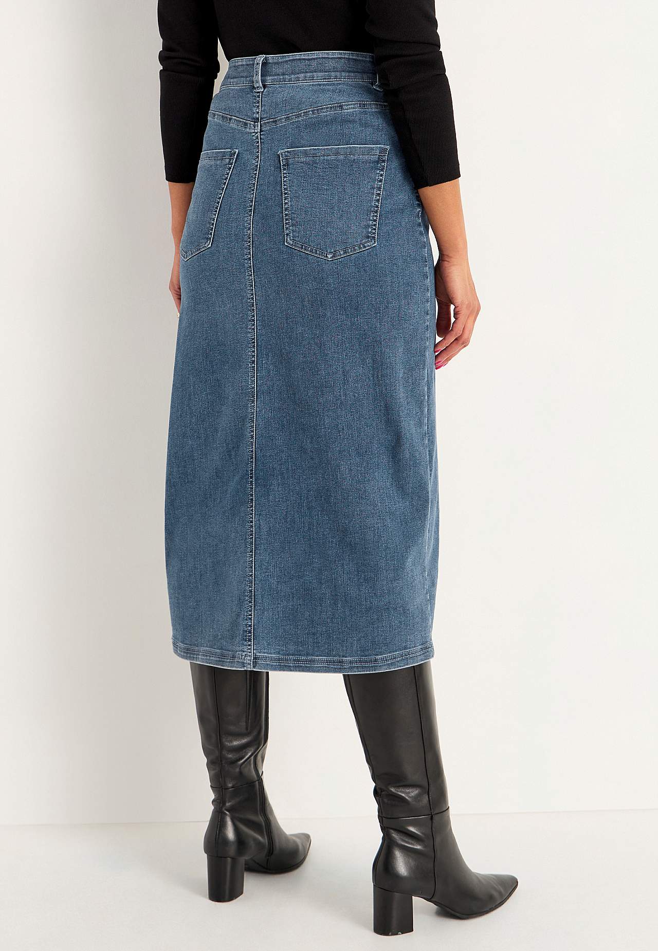 Superstretch denim rok