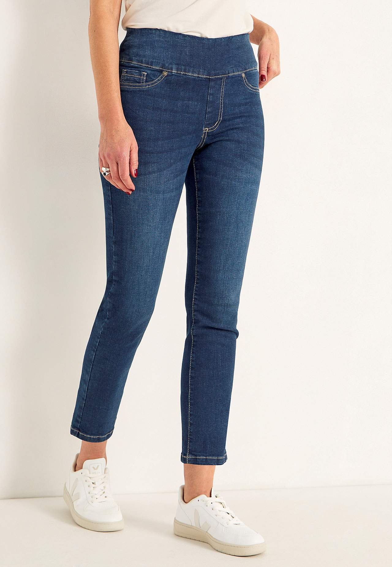 Super comfortabele enkeljeans van denim