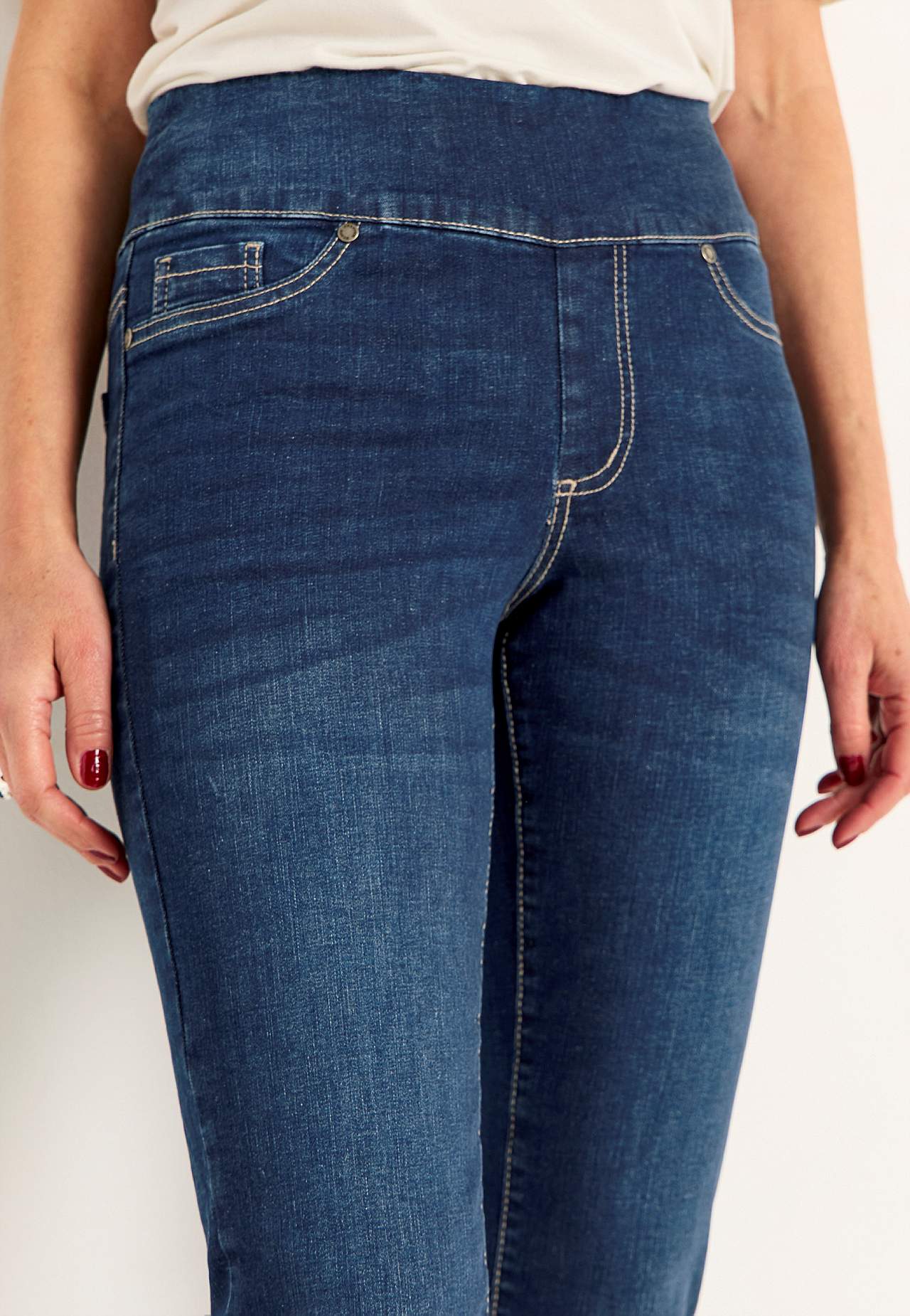Super comfortabele enkeljeans van denim