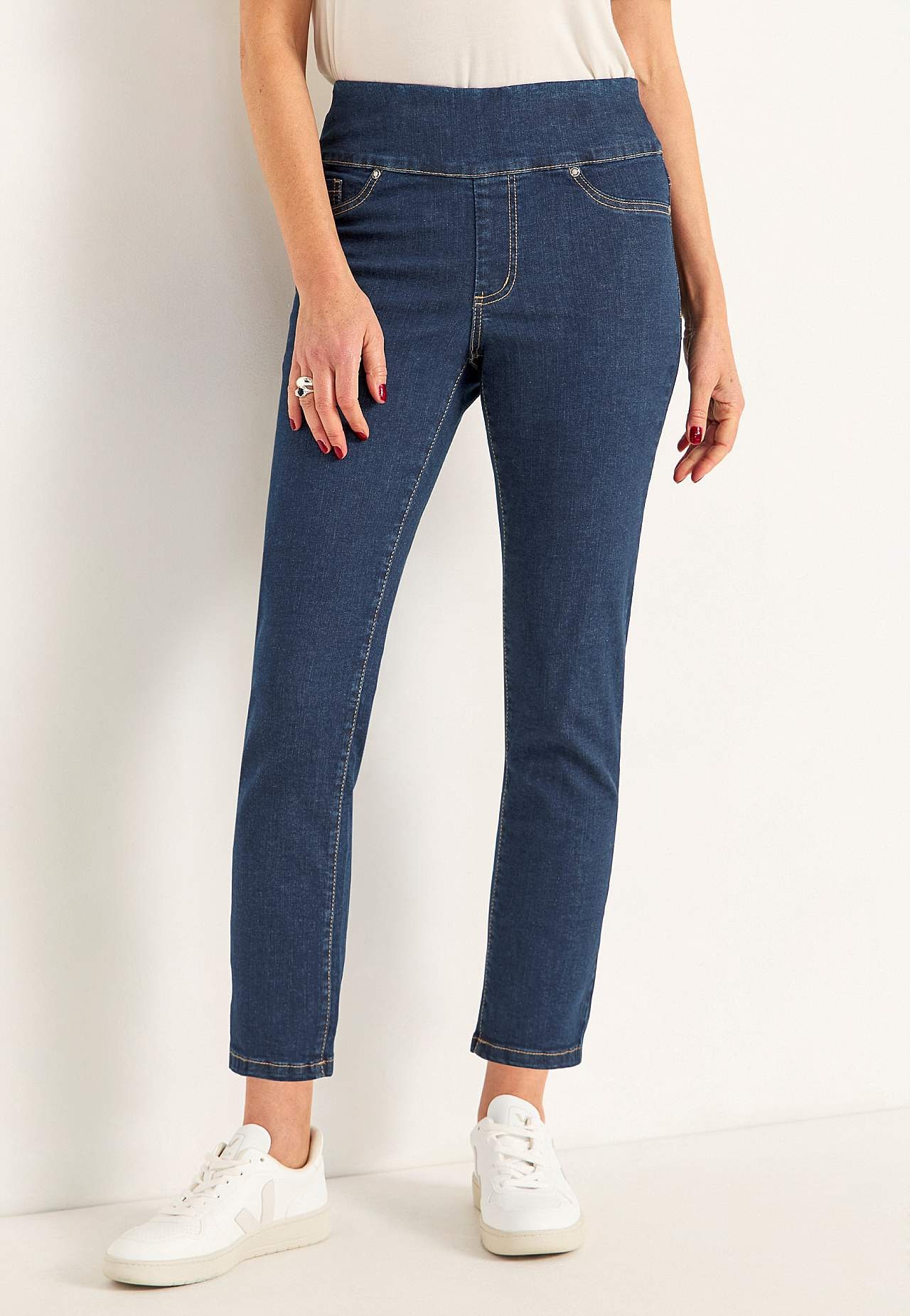 Super comfortabele enkeljeans van denim