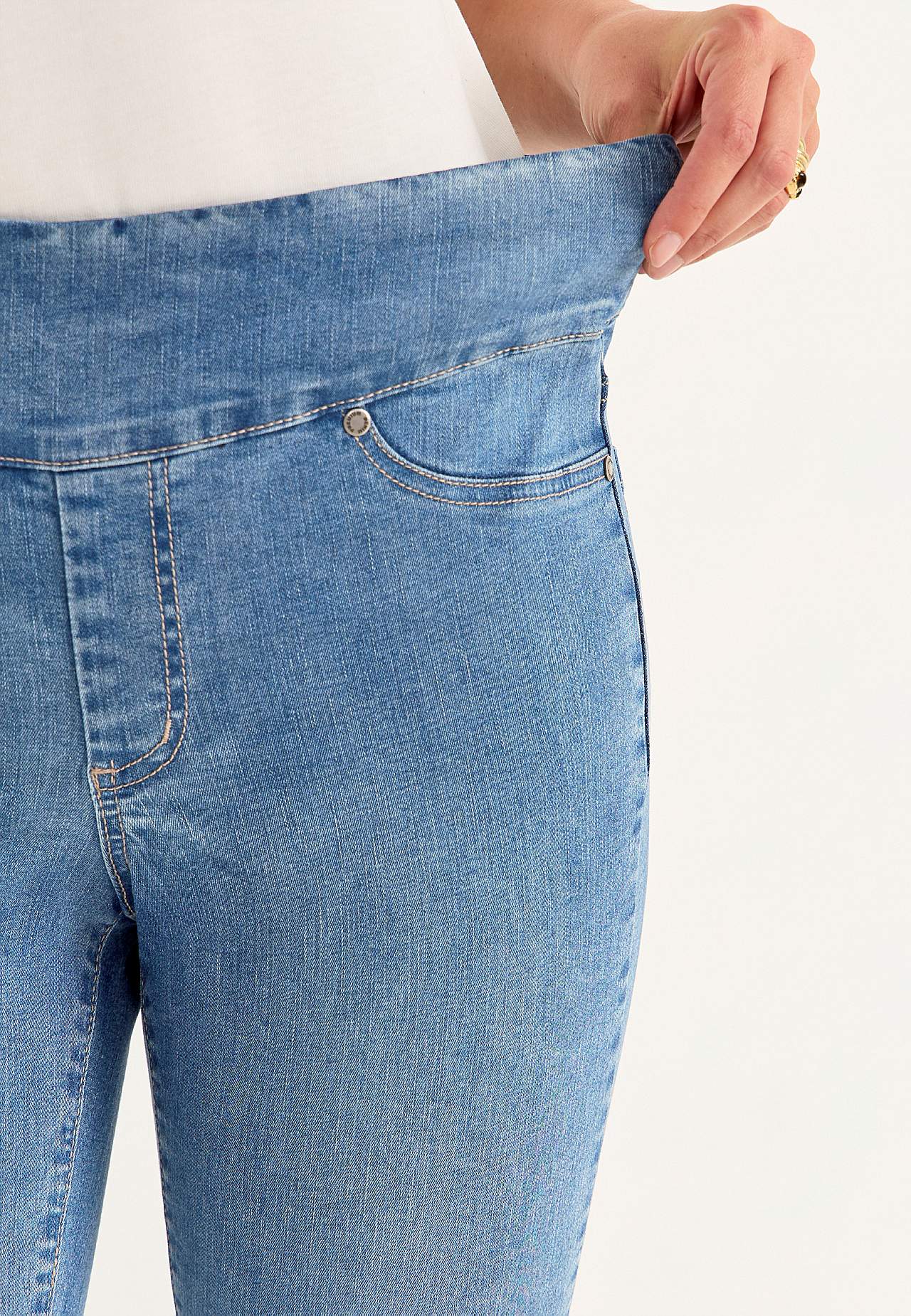 Super comfortabele enkeljeans van denim