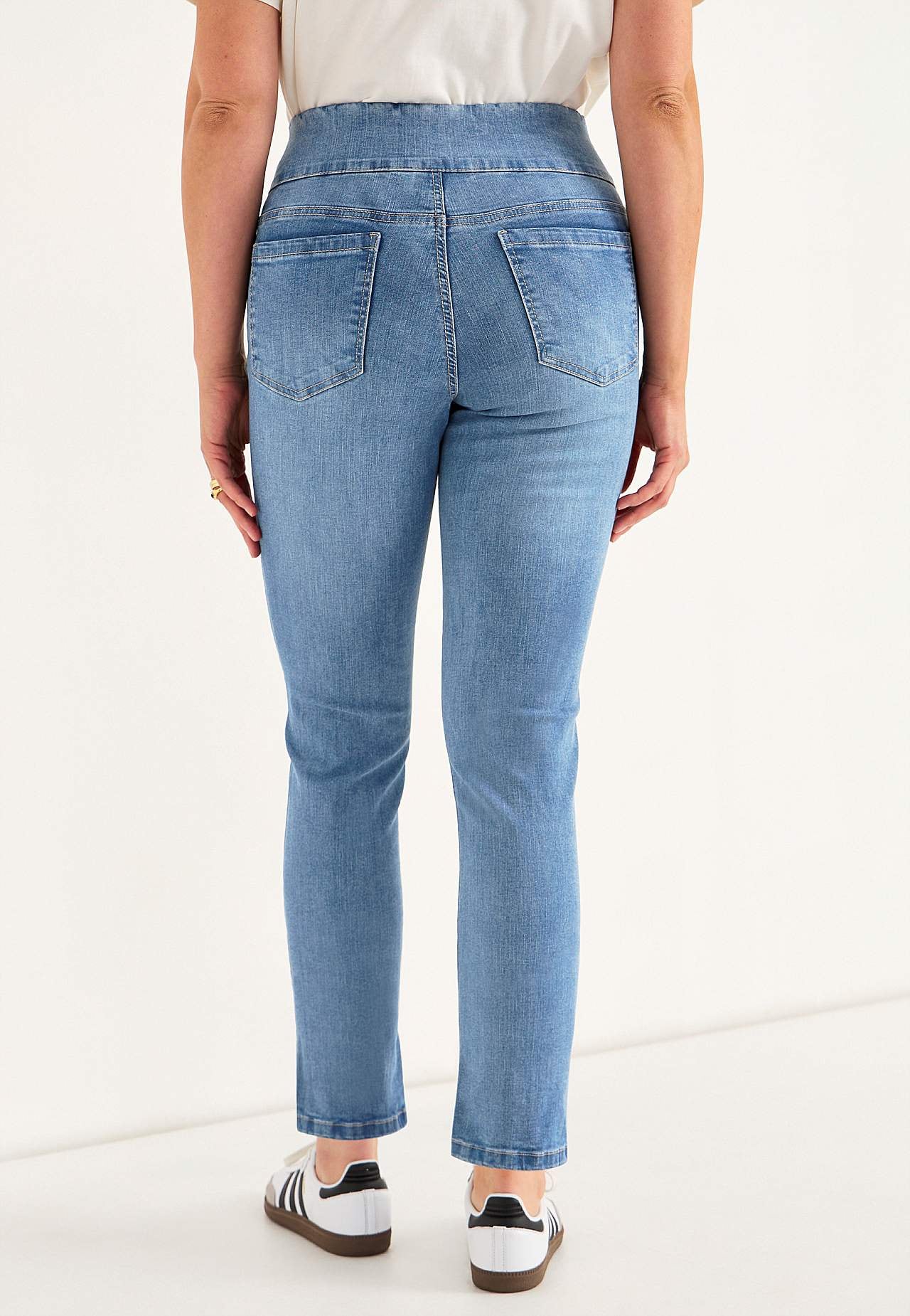 Super comfortabele enkeljeans van denim
