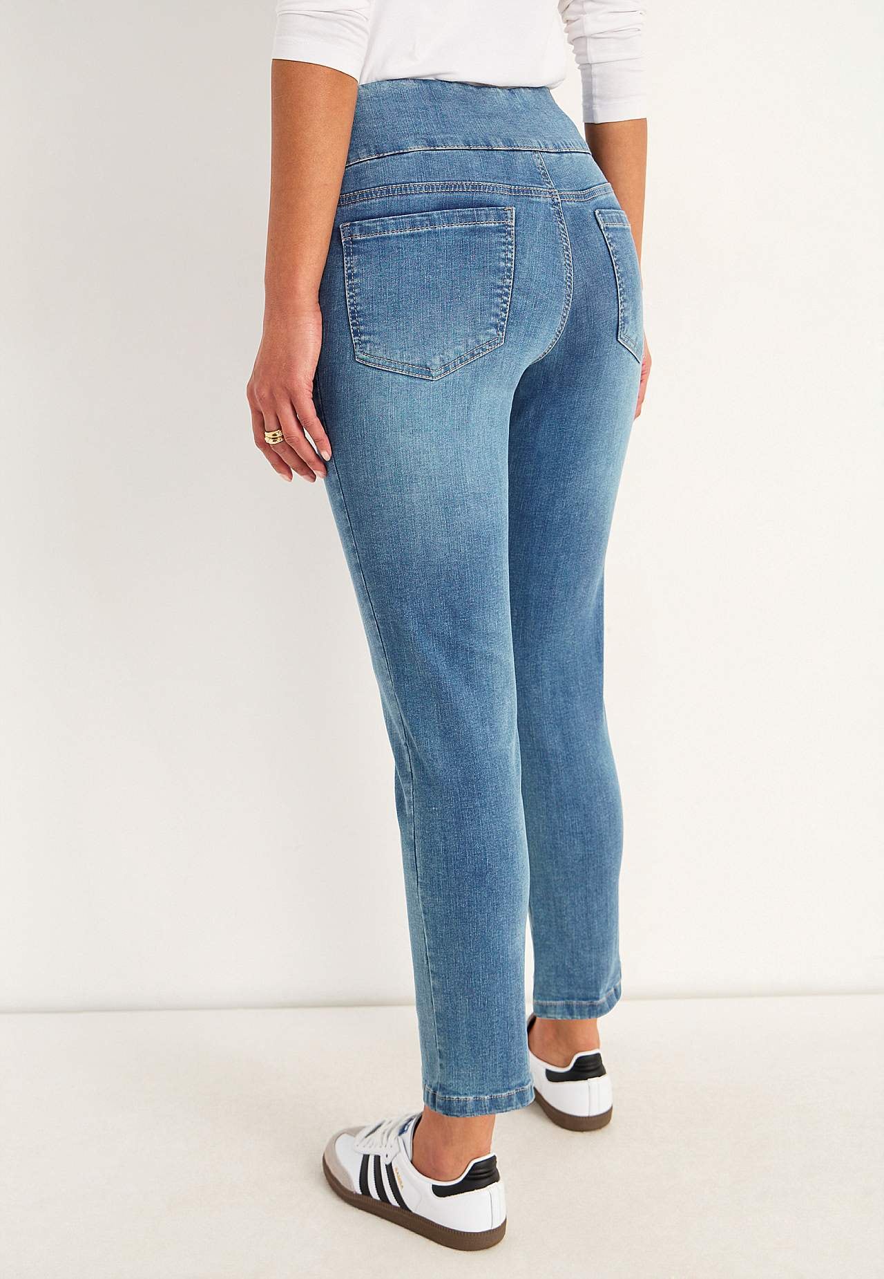 Super comfortabele enkeljeans van denim