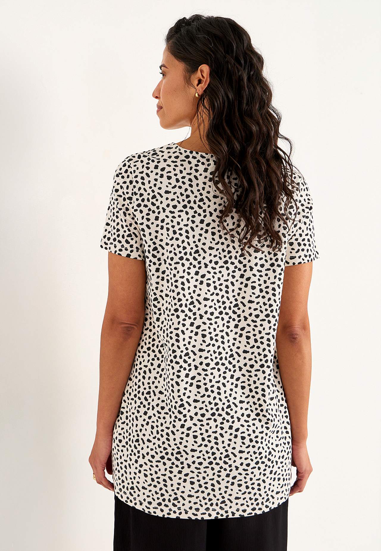Jersey tuniek met zakken