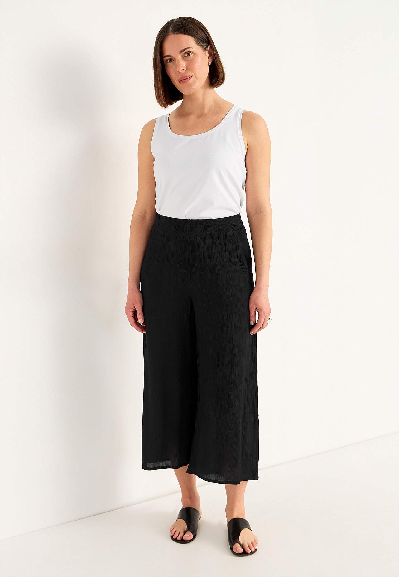 Van crèpe culotte broek