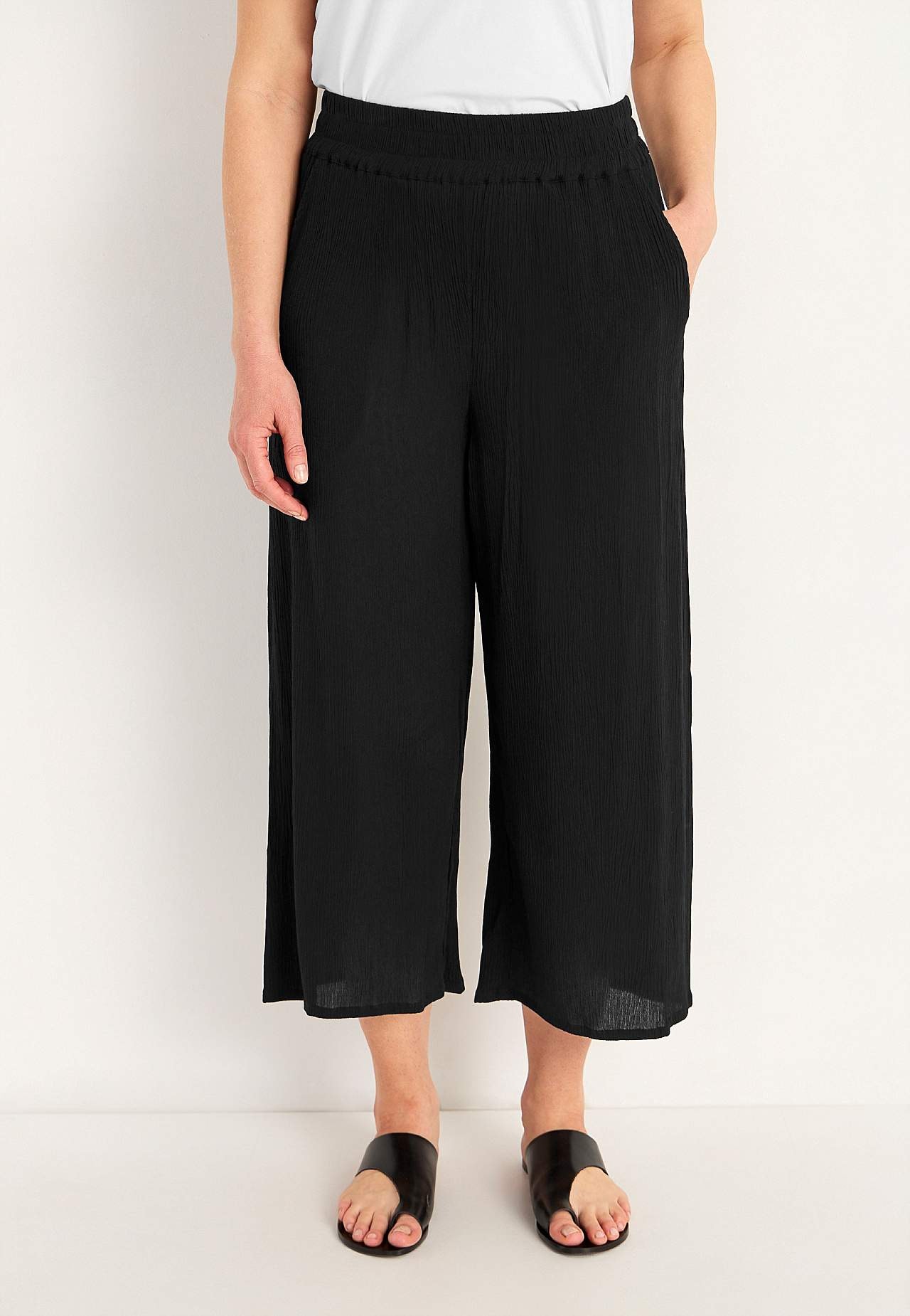Van crèpe culotte broek