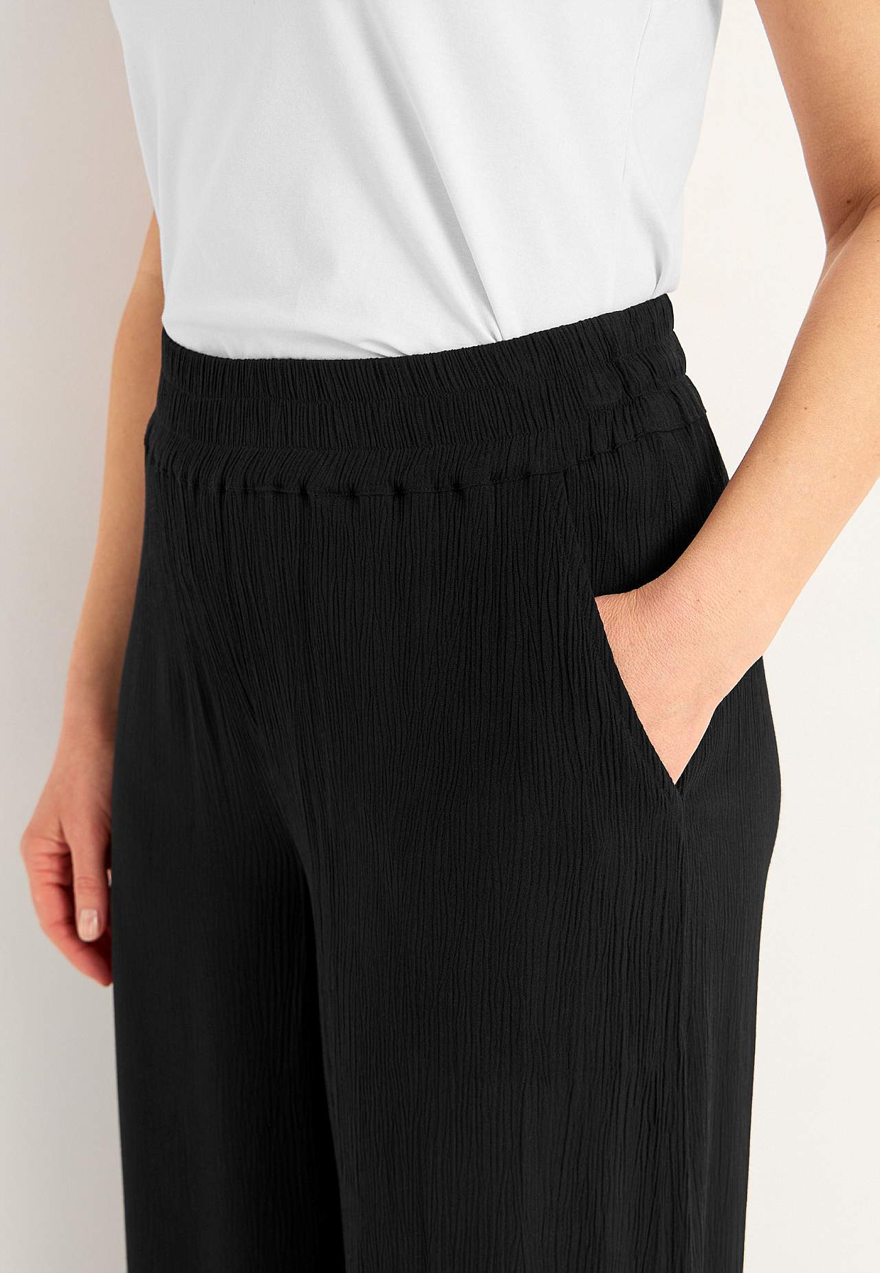 Van crèpe culotte broek