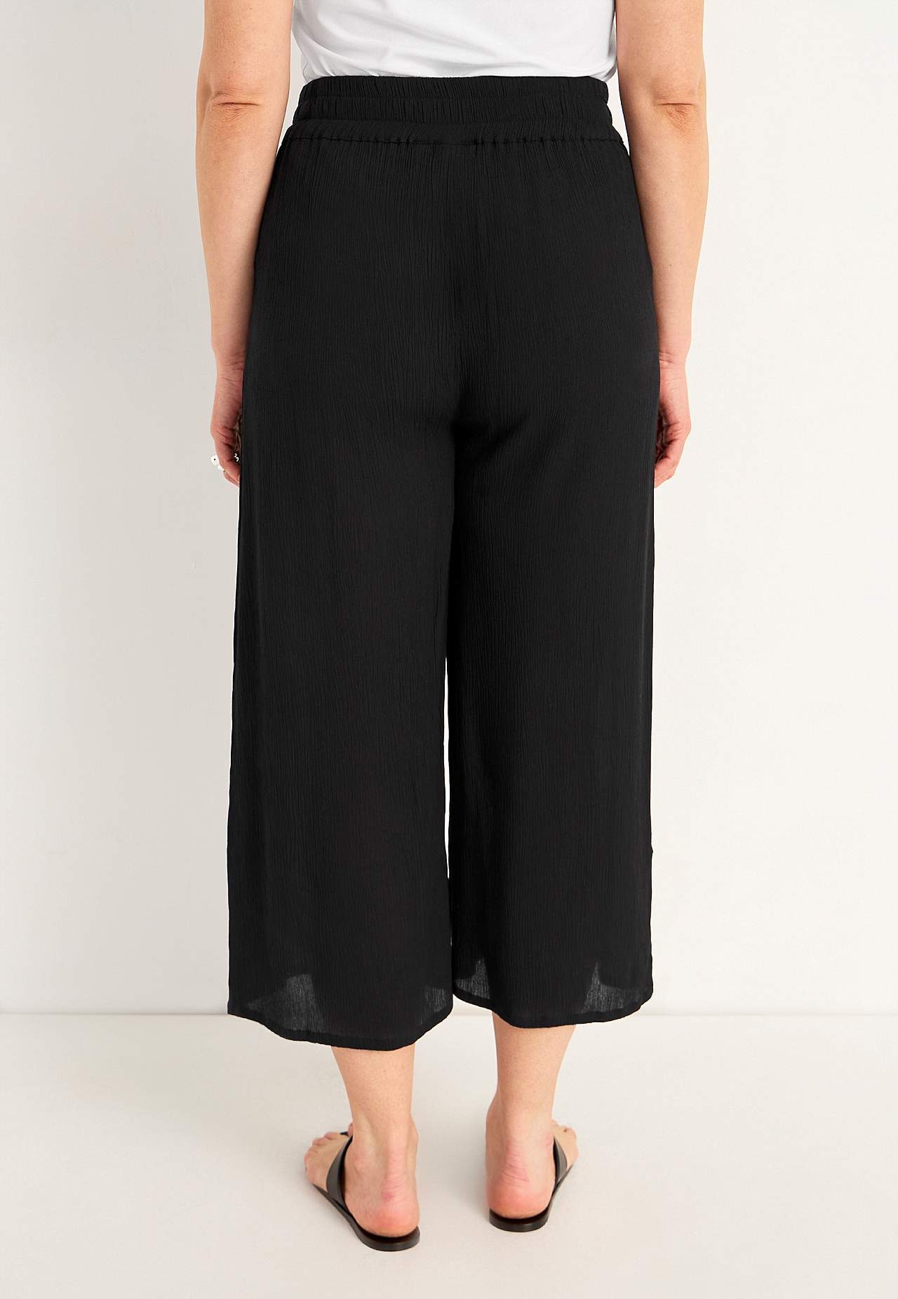 Van crèpe culotte broek