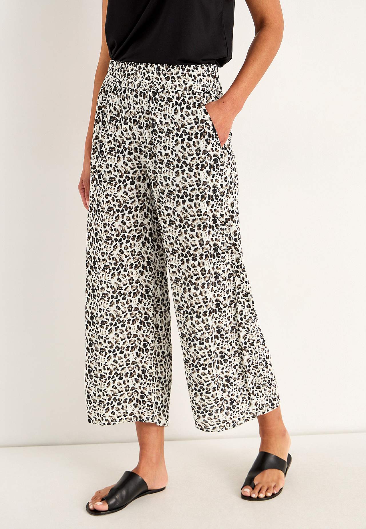 Van crèpe culotte broek