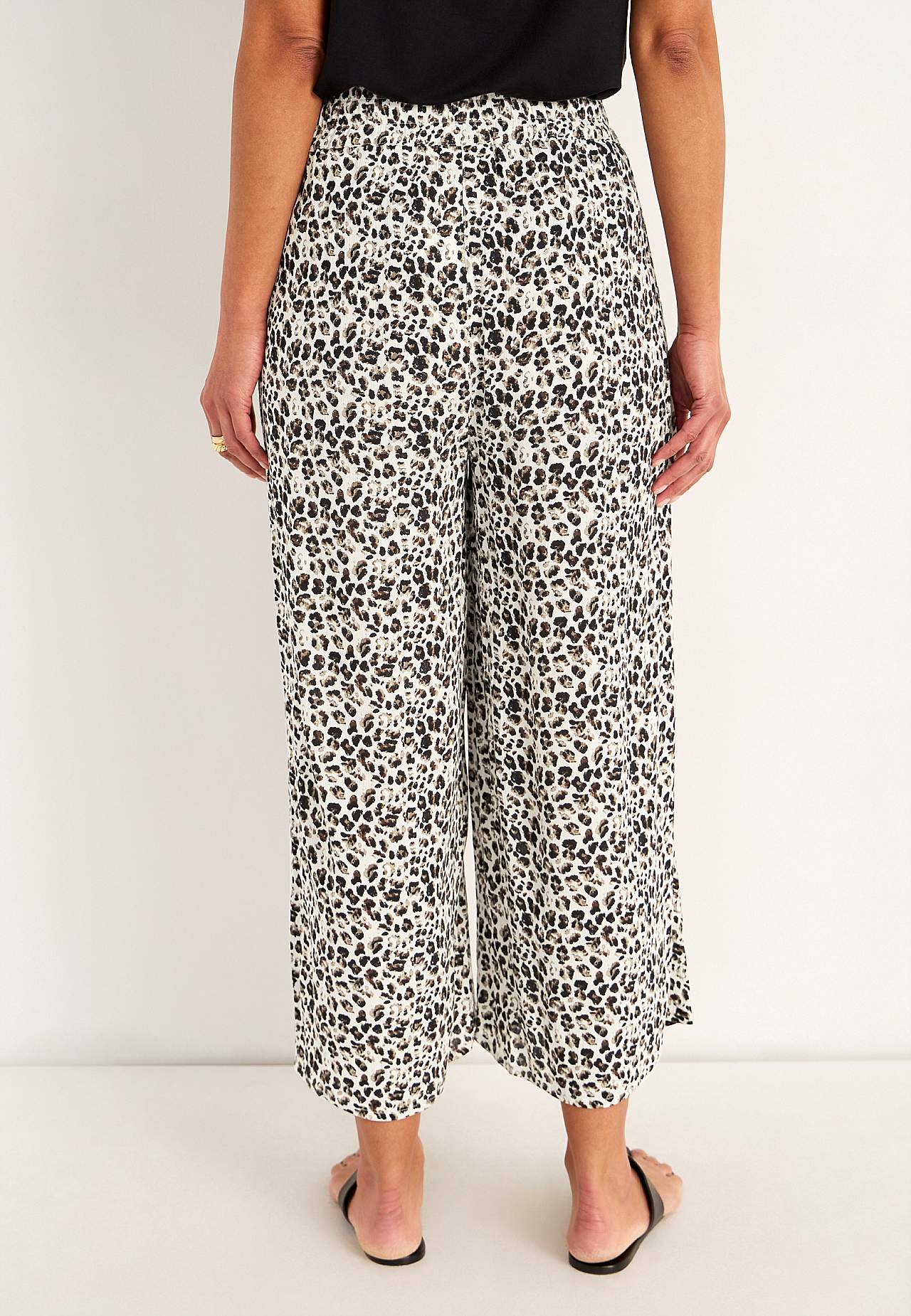 Van crèpe culotte broek