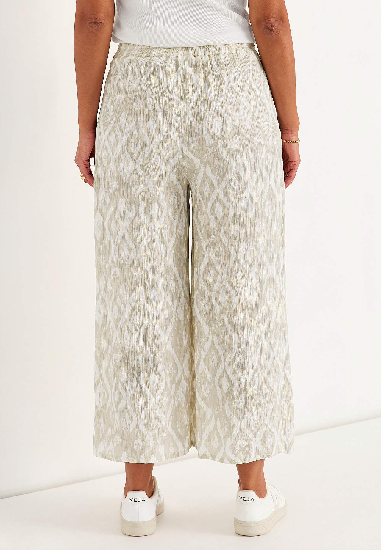 Van crèpe culotte broek