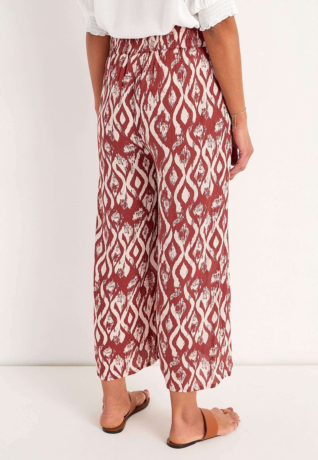 Van crèpe culotte broek
