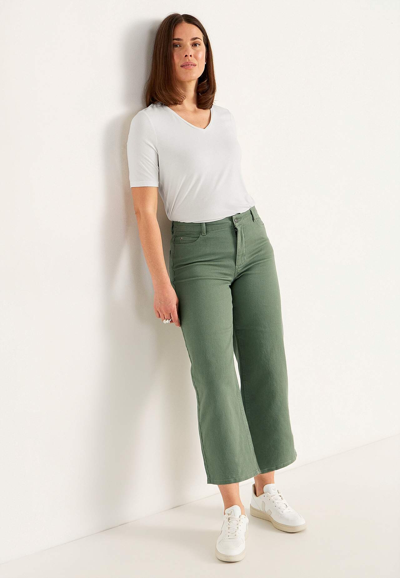 Wijde enkeljeans