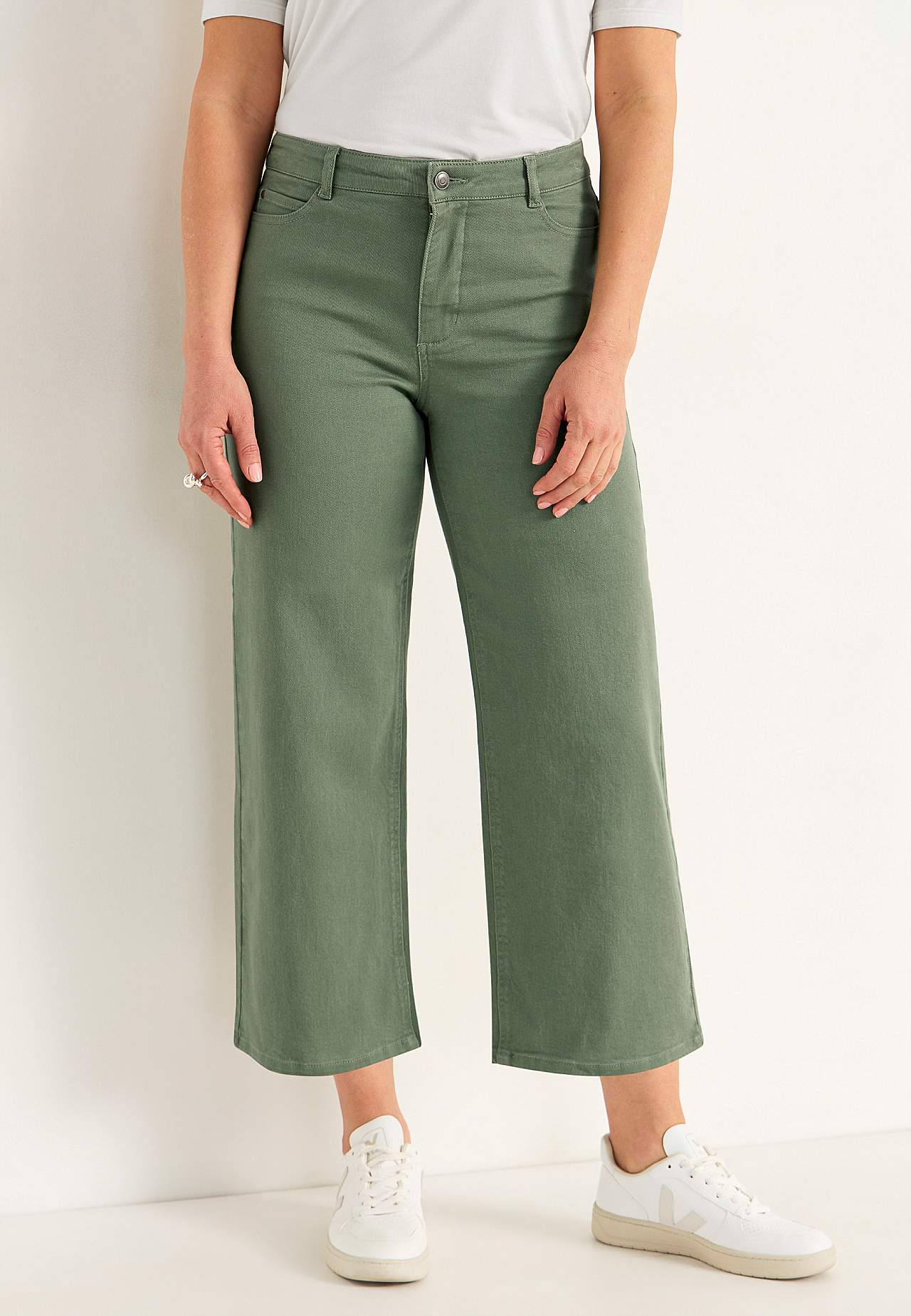 Wijde enkeljeans