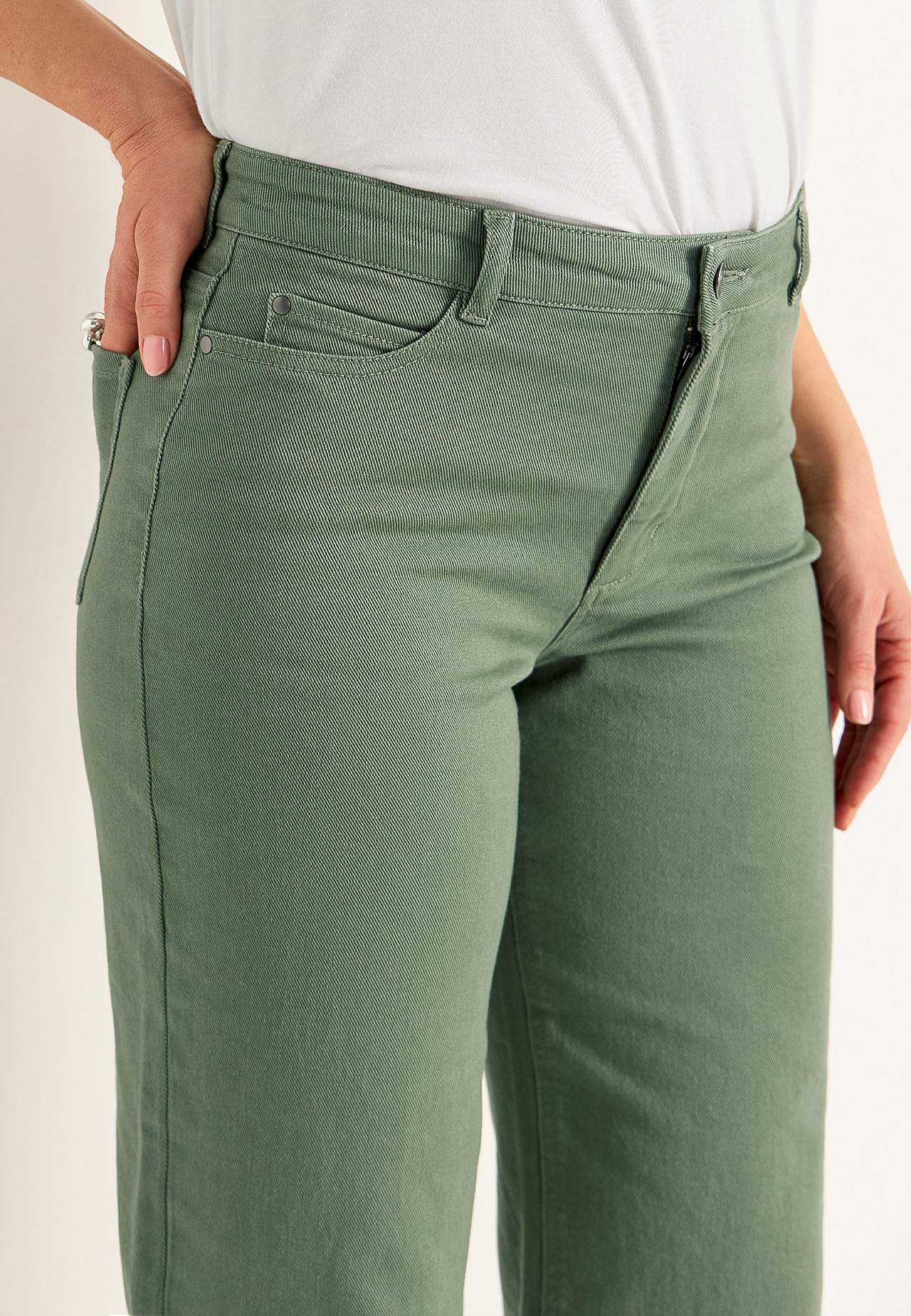 Wijde enkeljeans