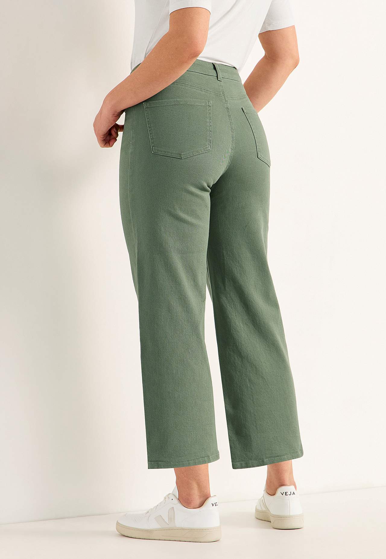 Wijde enkeljeans