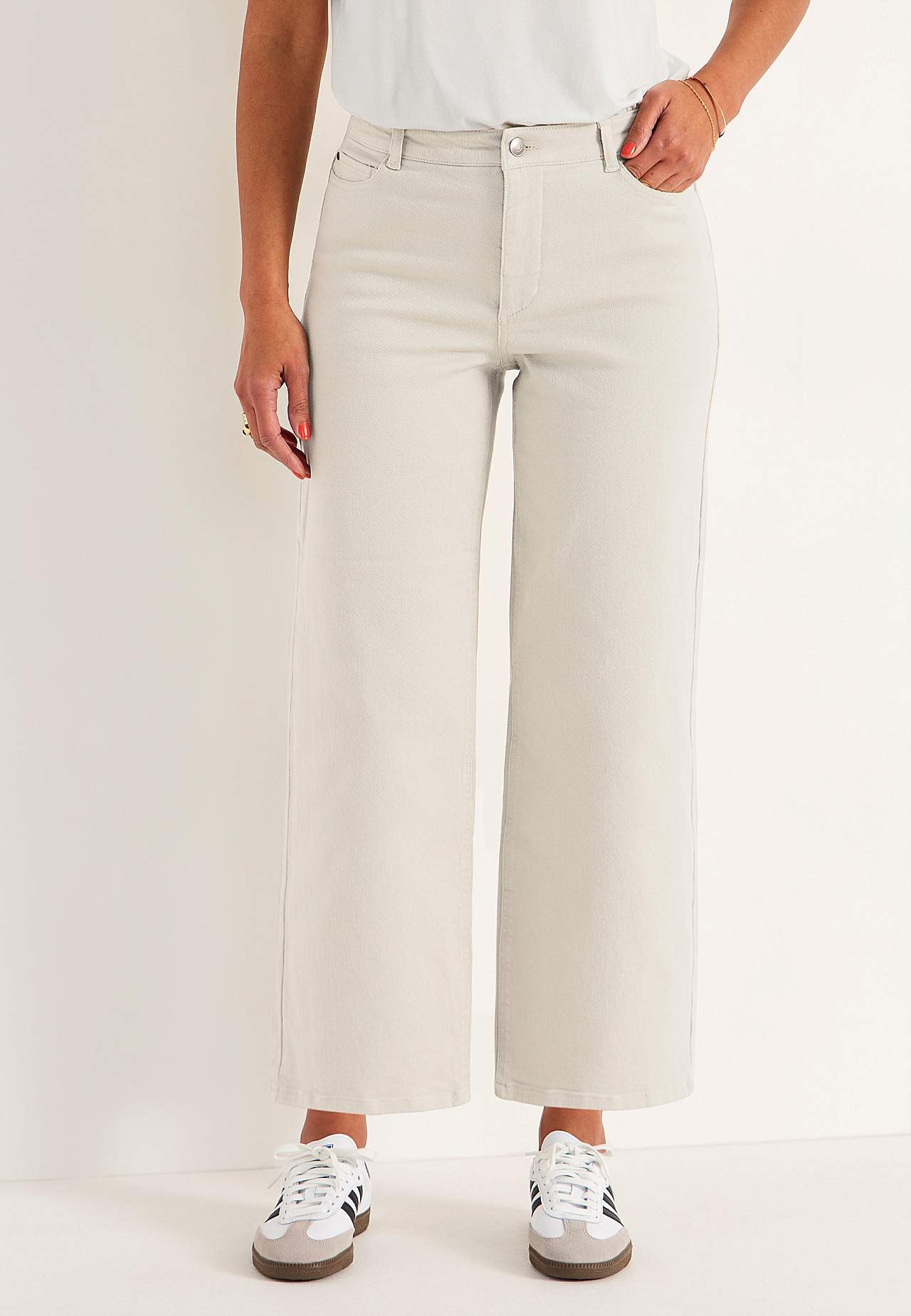 Wijde enkeljeans