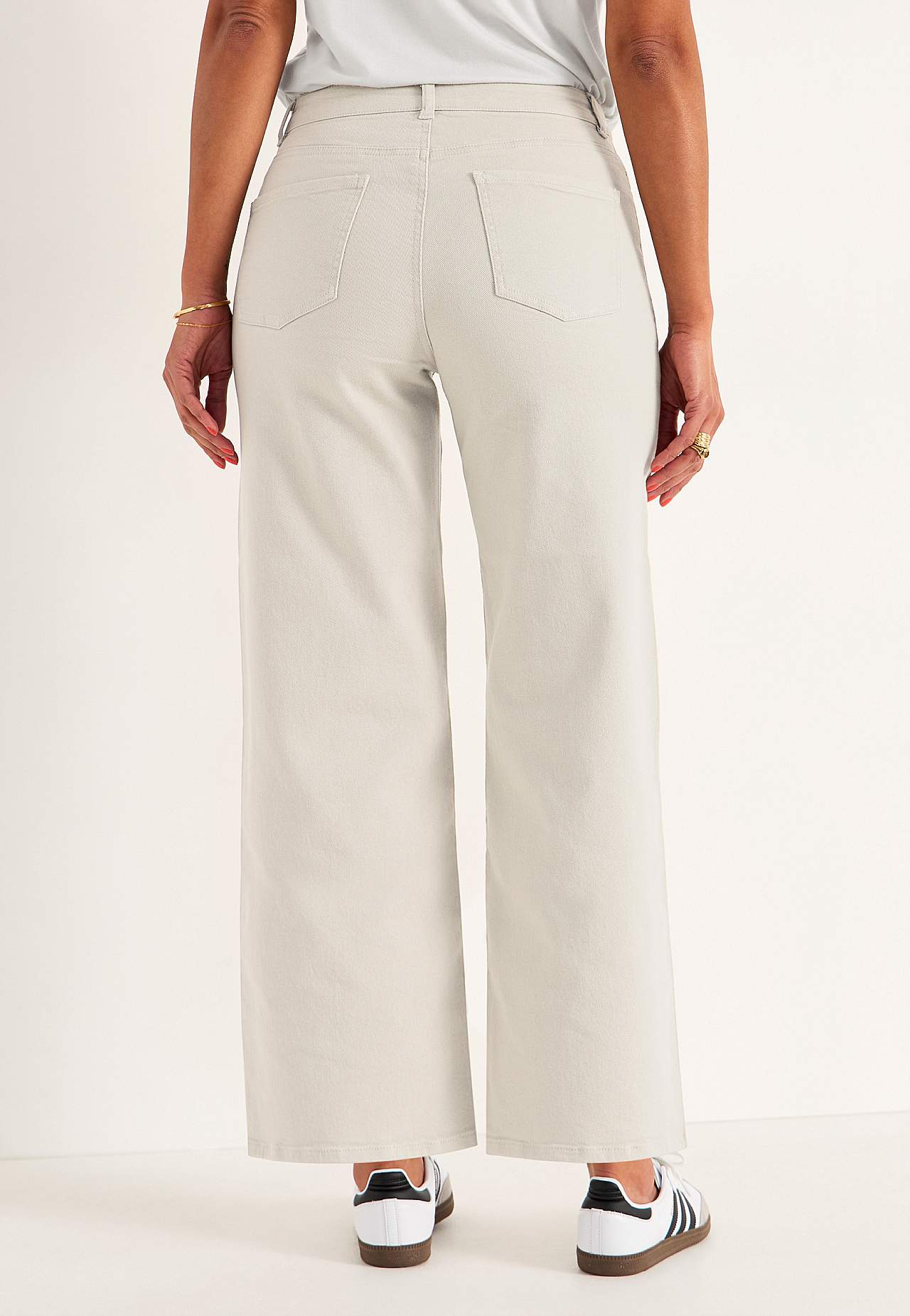 Wijde enkeljeans