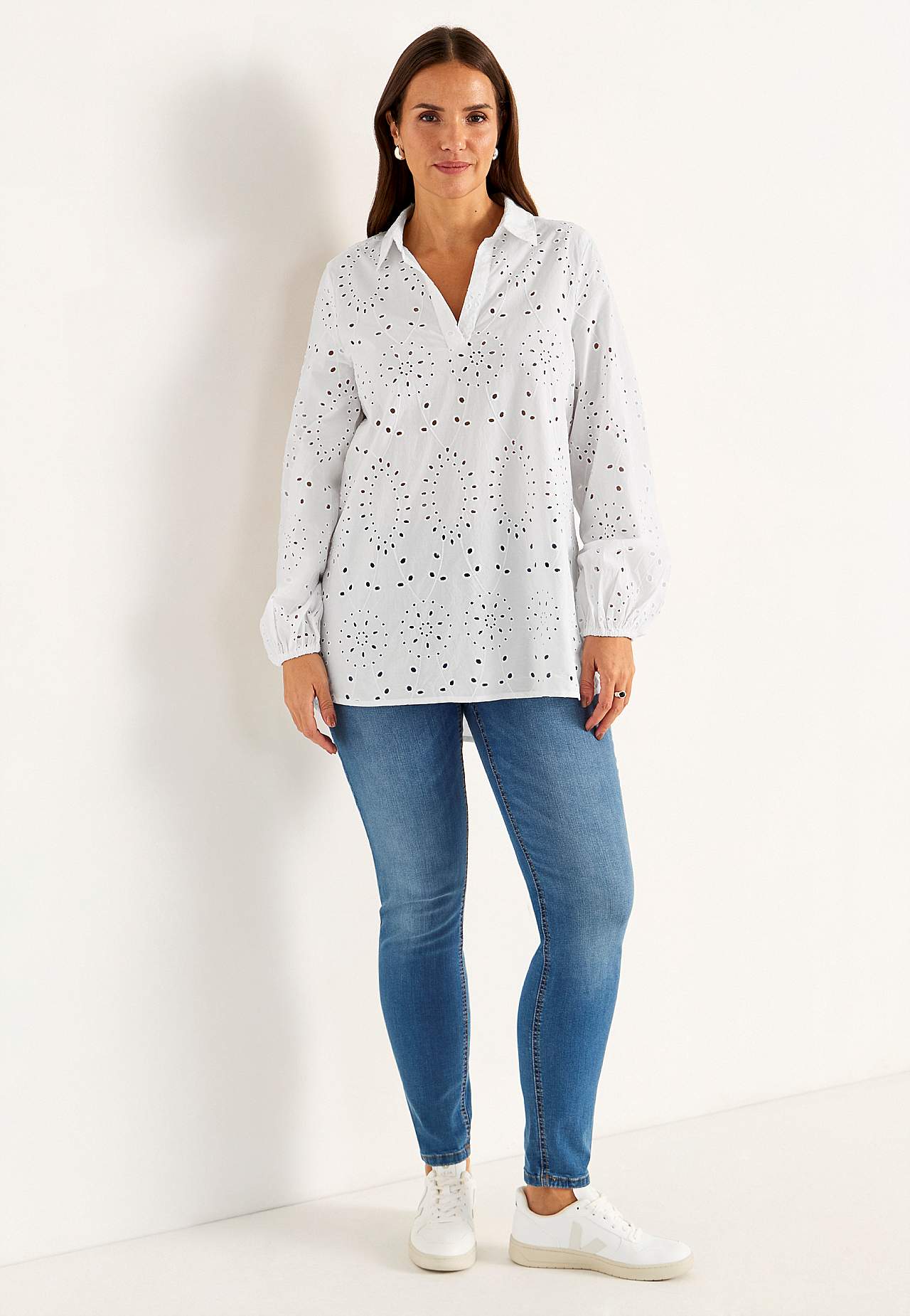 Tuniek met borduursel