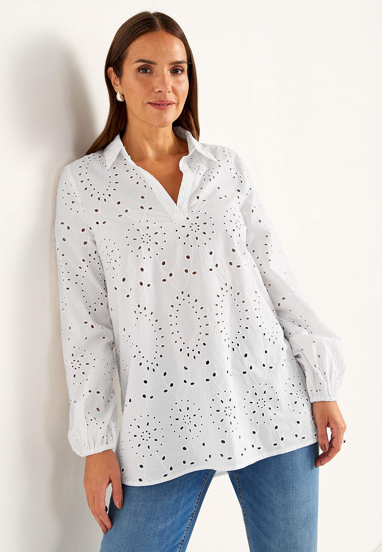 Tuniek met borduursel