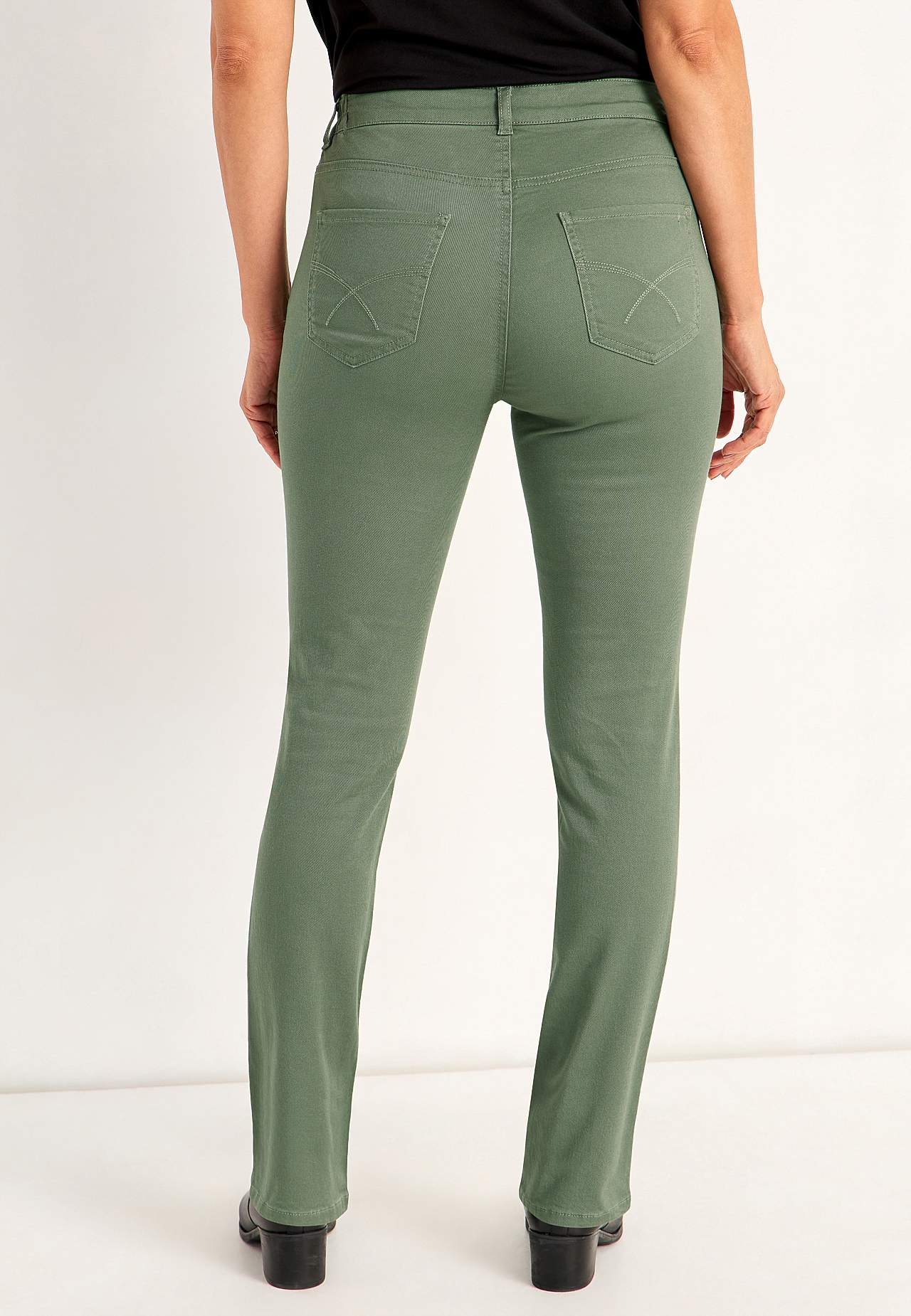 Spijkerbroek met elastische taille