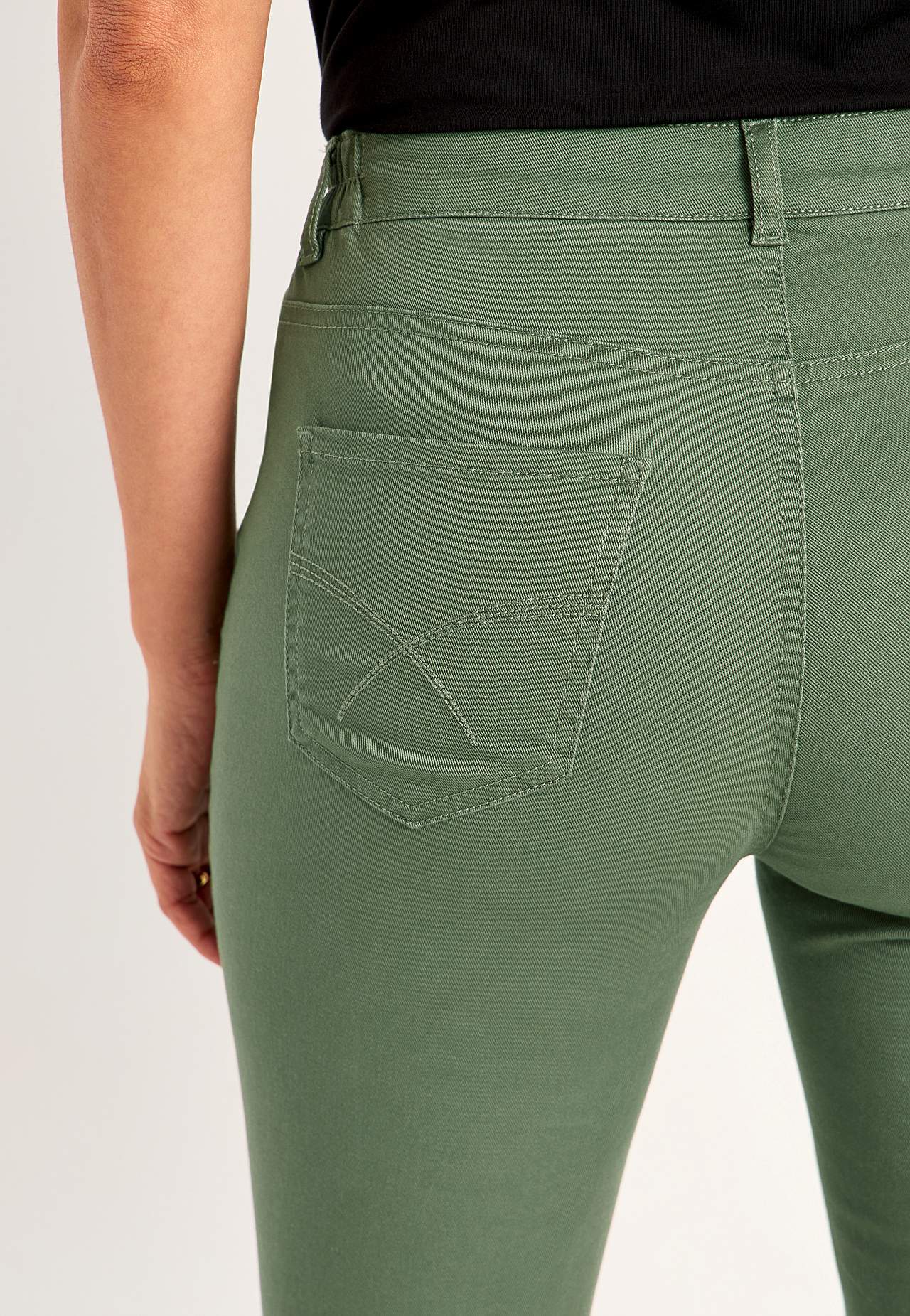 Spijkerbroek met elastische taille