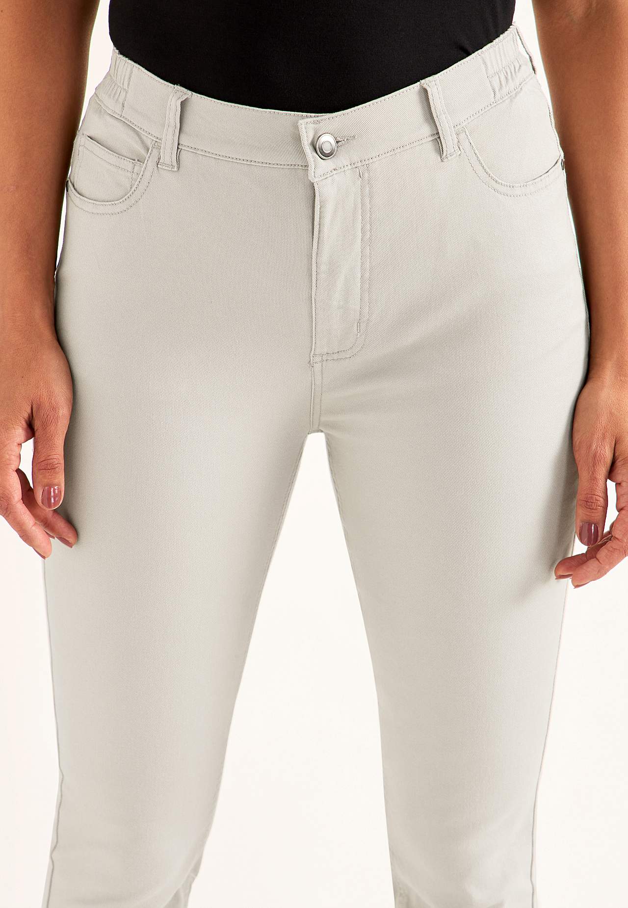 Spijkerbroek met elastische taille