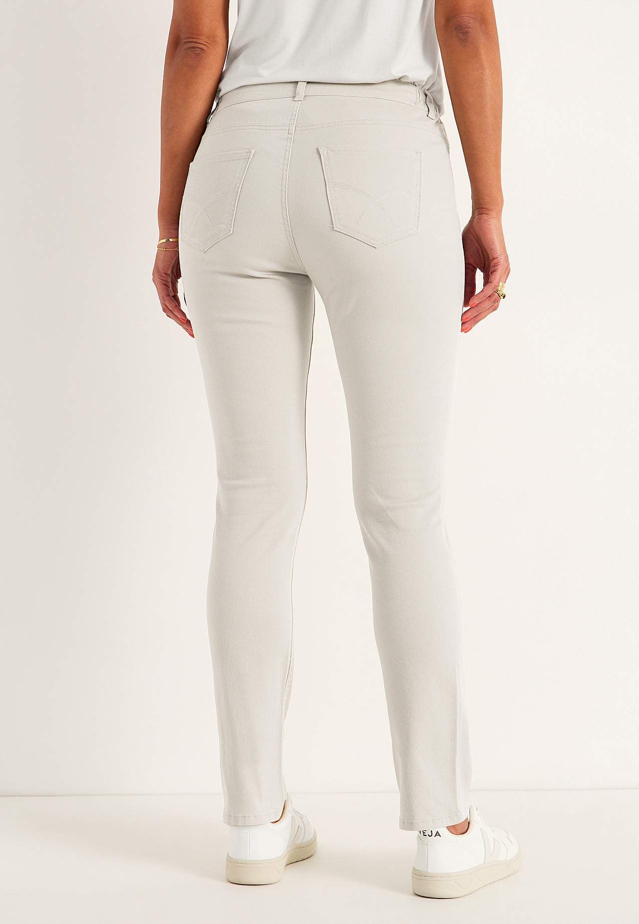 Spijkerbroek met elastische taille