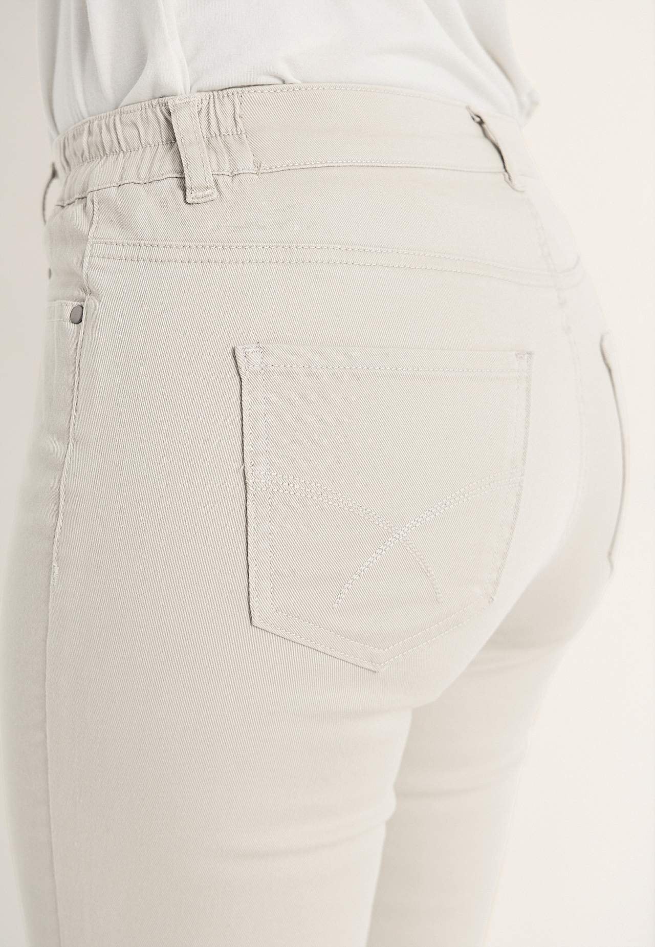Spijkerbroek met elastische taille