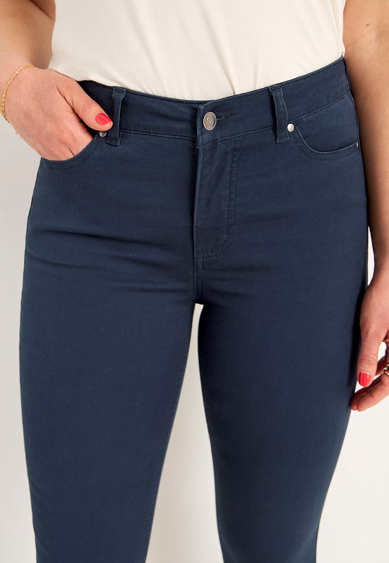 Iets slankere enkeljeans