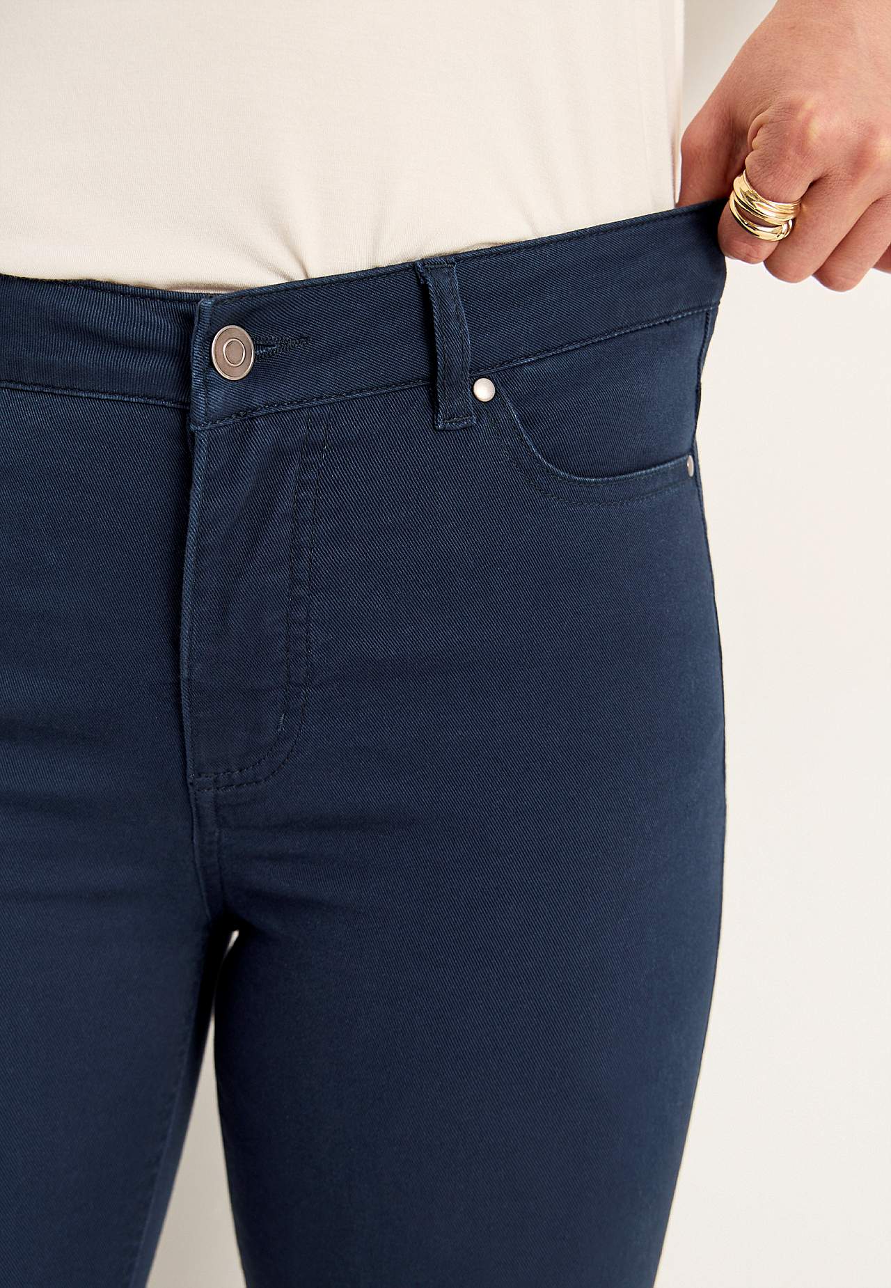 Iets slankere enkeljeans