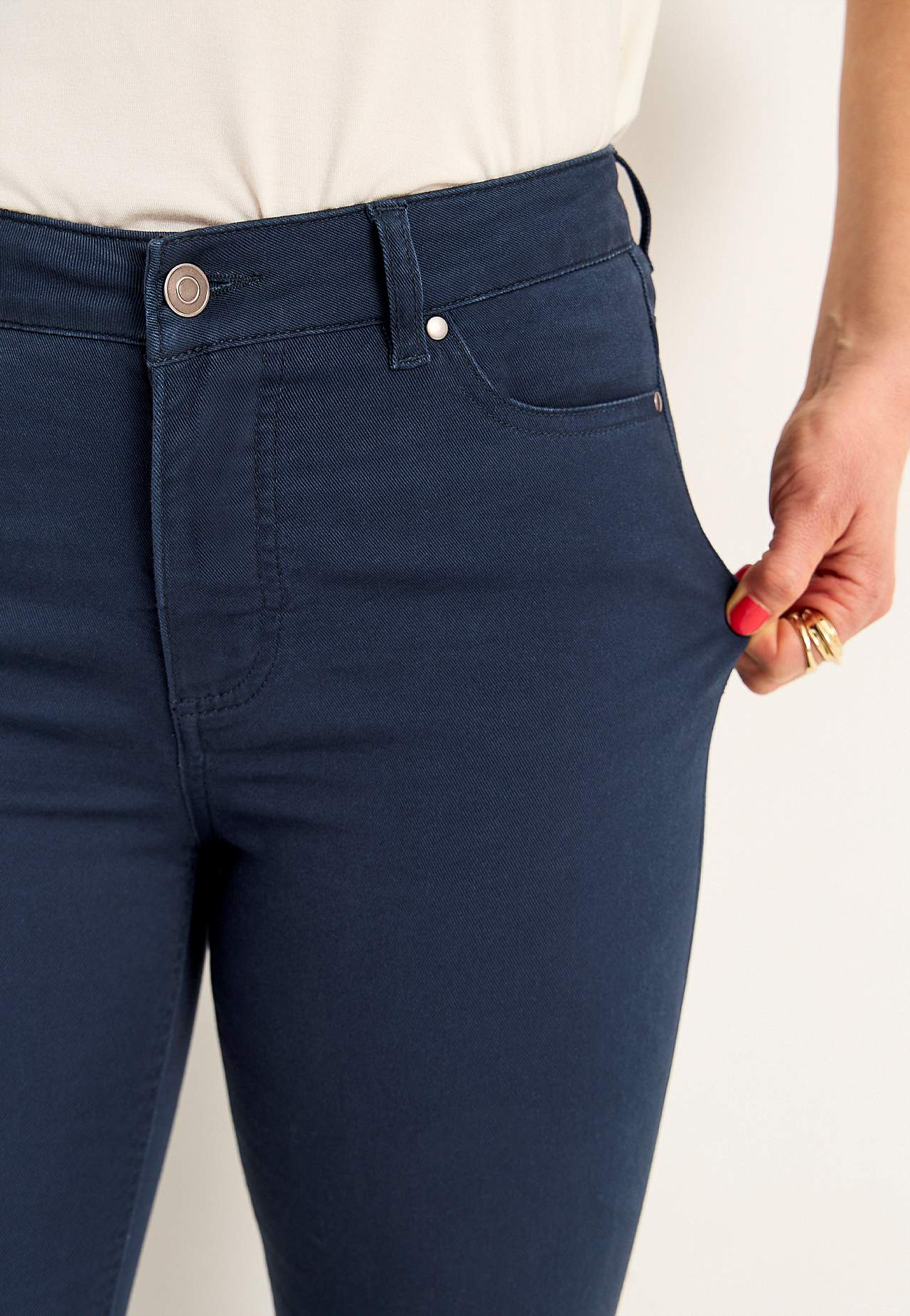 Iets slankere enkeljeans