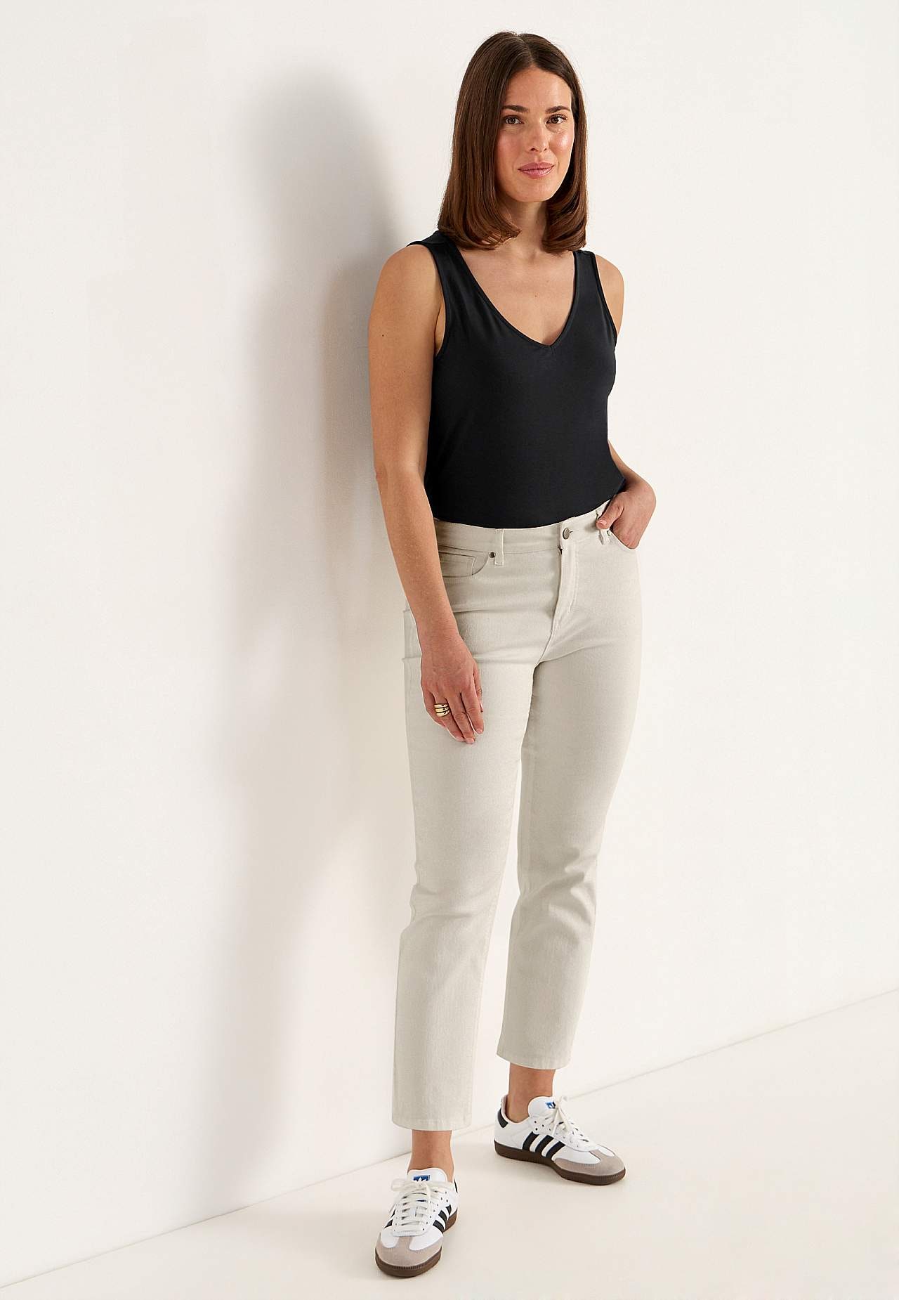 Iets slankere enkeljeans