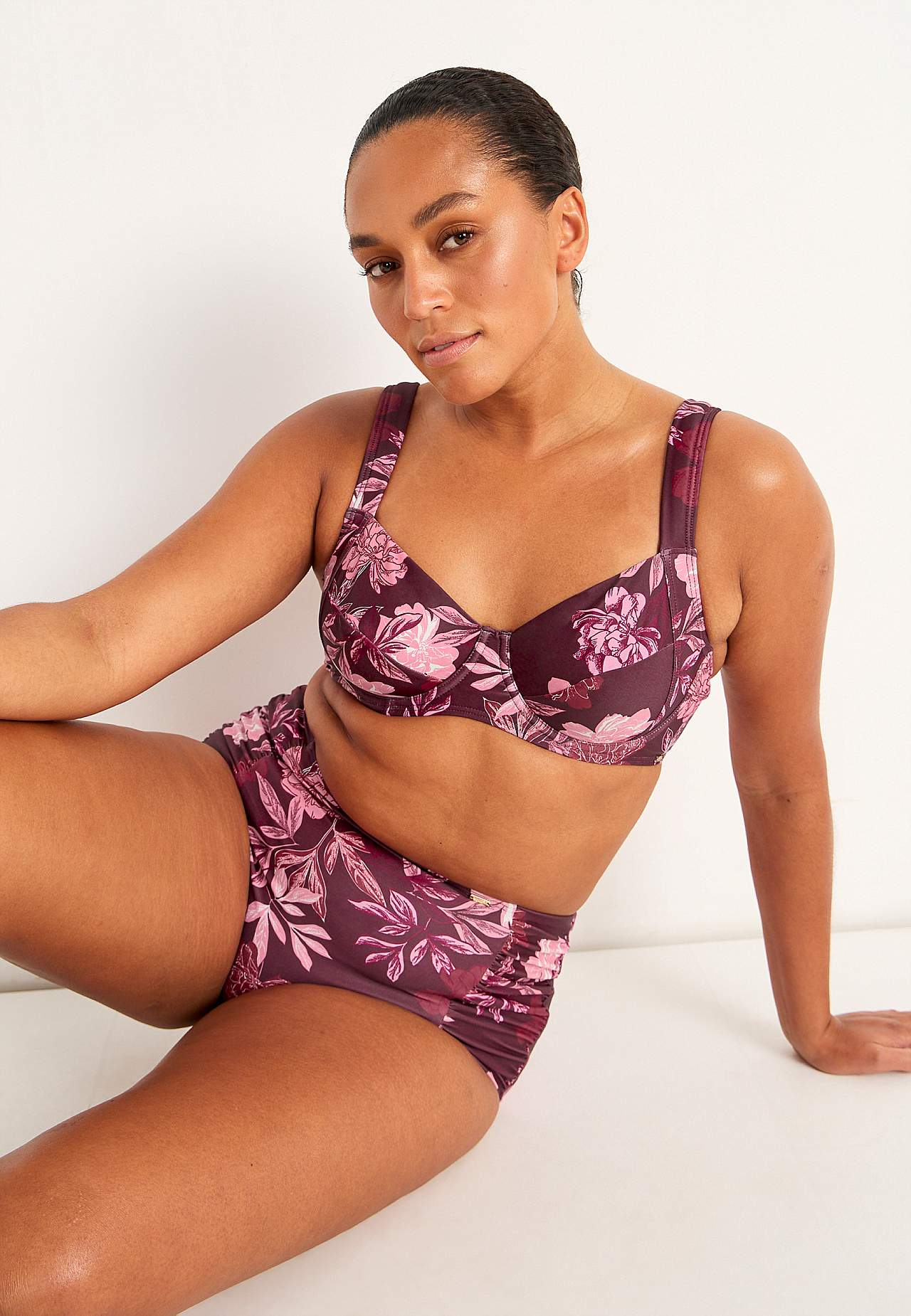 Met patroon bikini beha