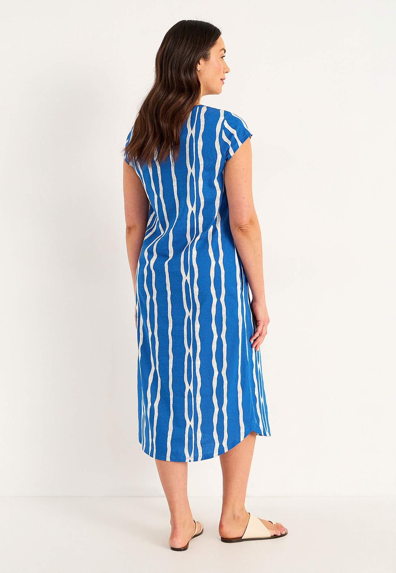 Jerseyjurk met patroon met zakken