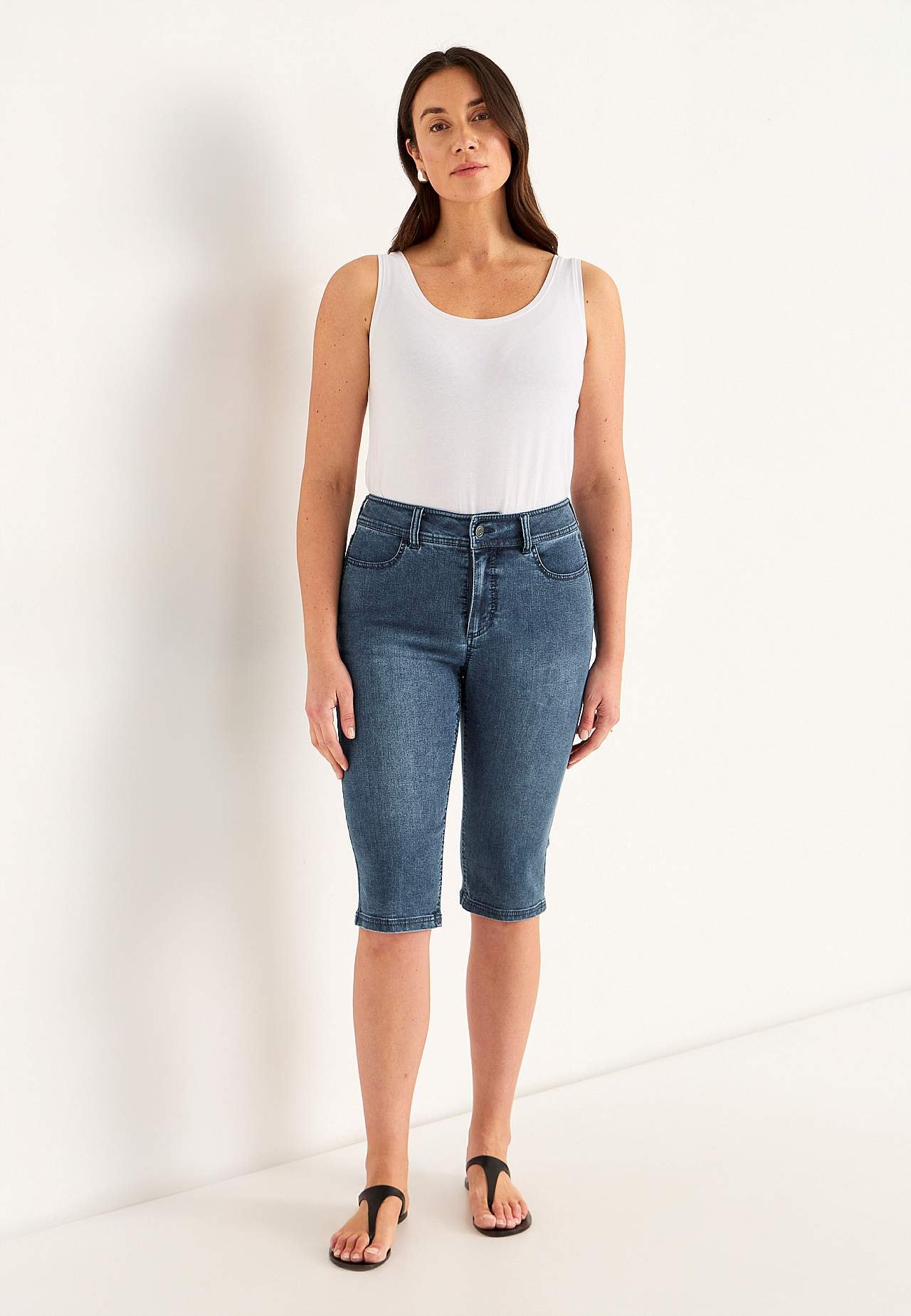 Superstretch cropped jeans Sara