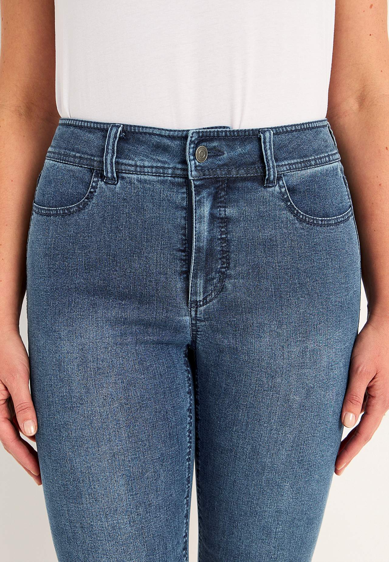 Superstretch cropped jeans Sara