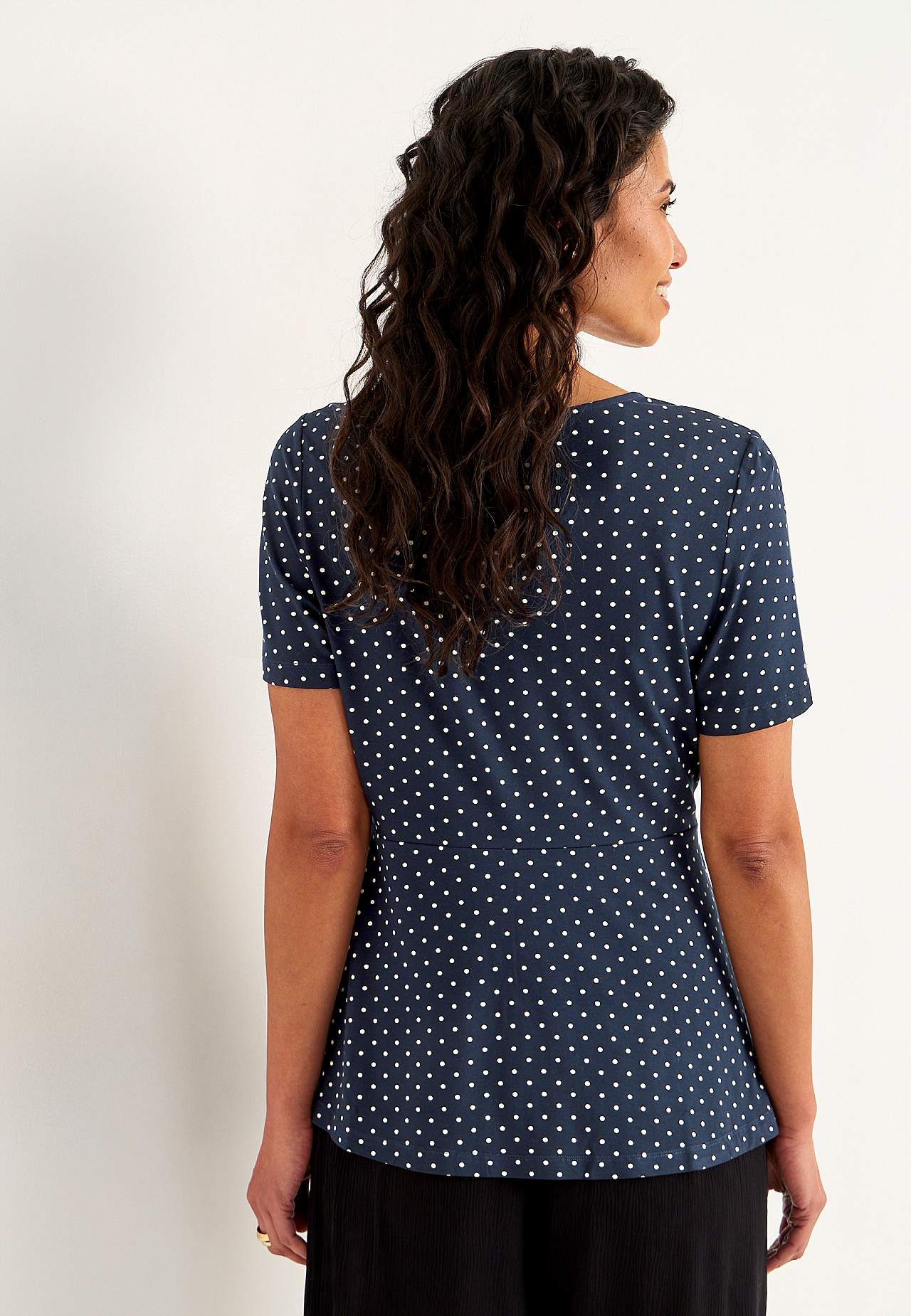 Met patroon jersey-topje