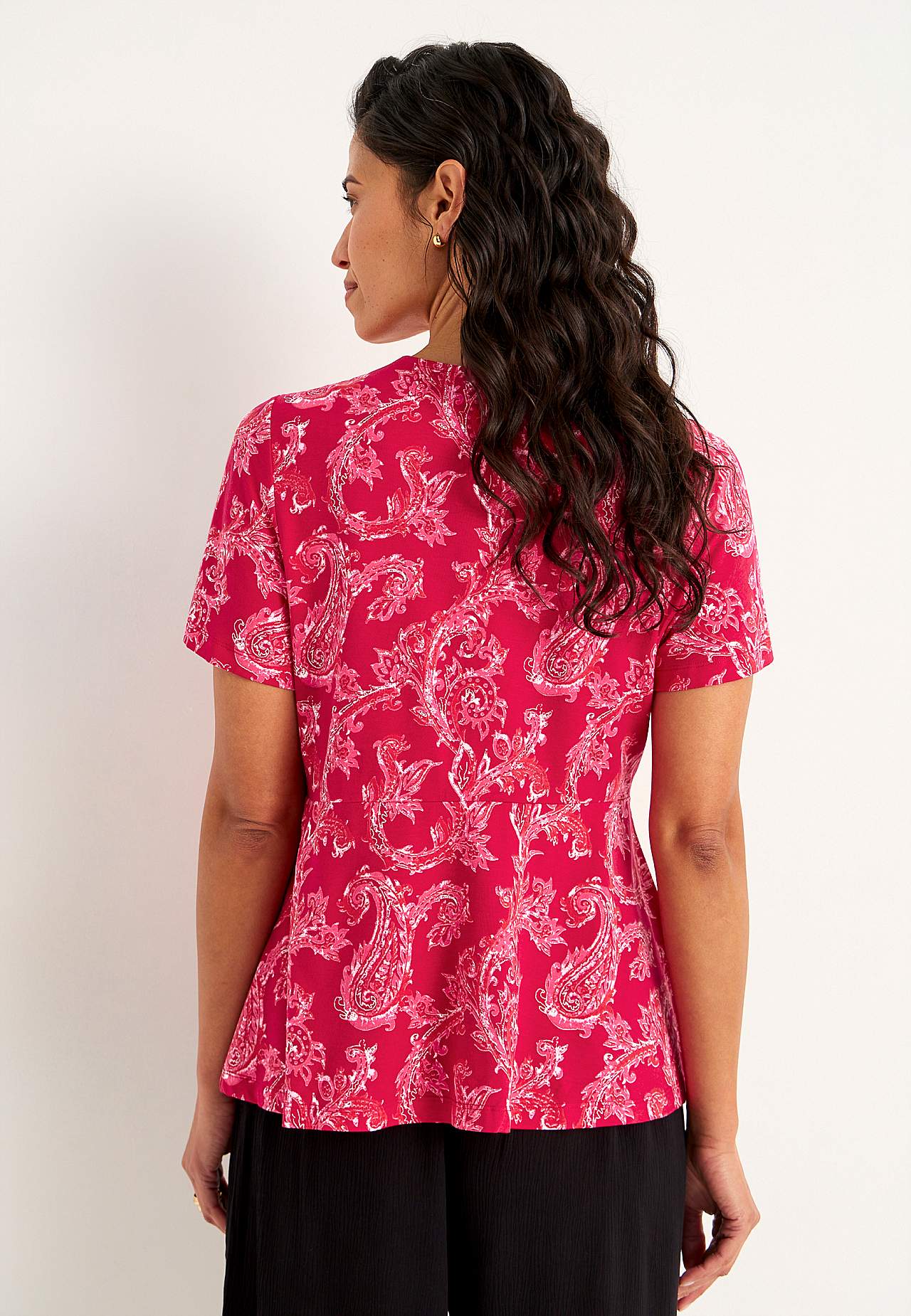 Met patroon jersey-topje